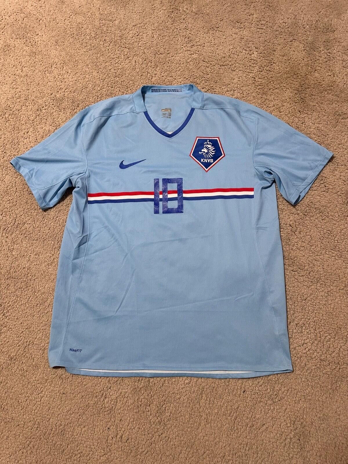 Nike Netherlands Jersey Sneijder 2008 Football Soccer Shirt Size US L / EU 52-54 / 3 - 1 Thumbnail