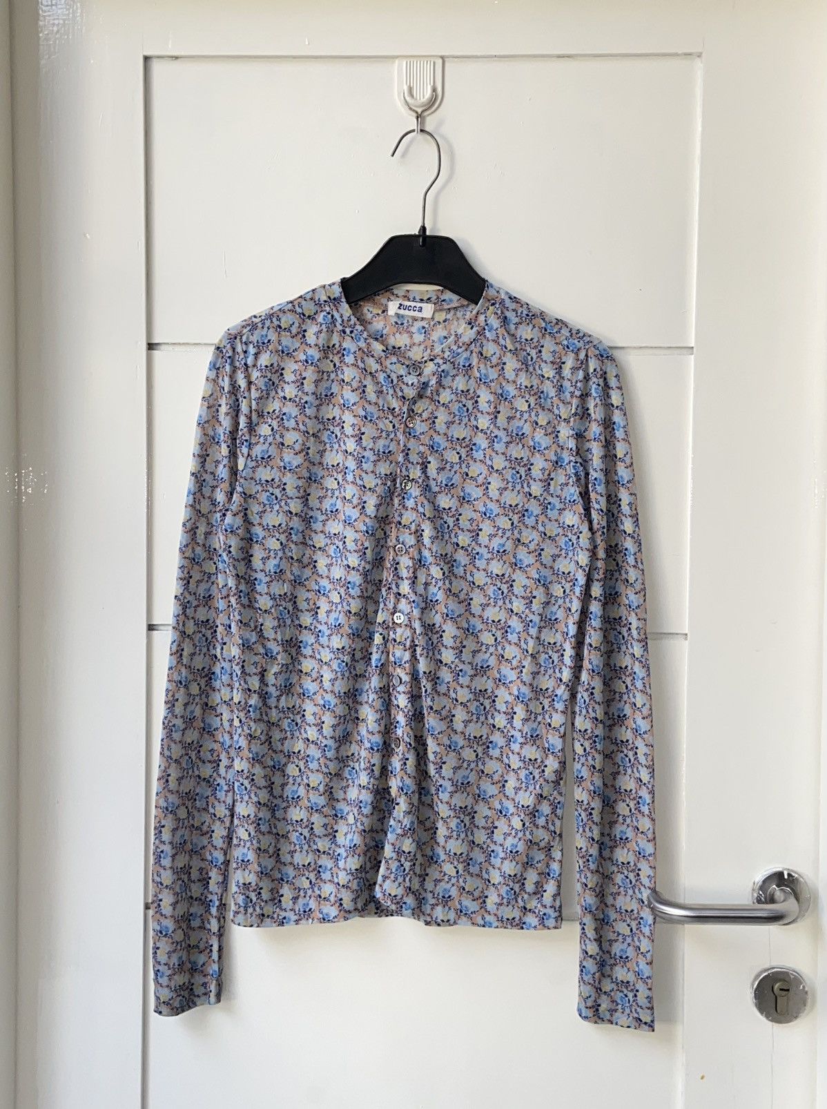 Issey Miyake × Japanese Brand × Zucca ZUCCA Flower Patterned Shirt Size US XS / EU 42 / 0 - 9 Thumbnail