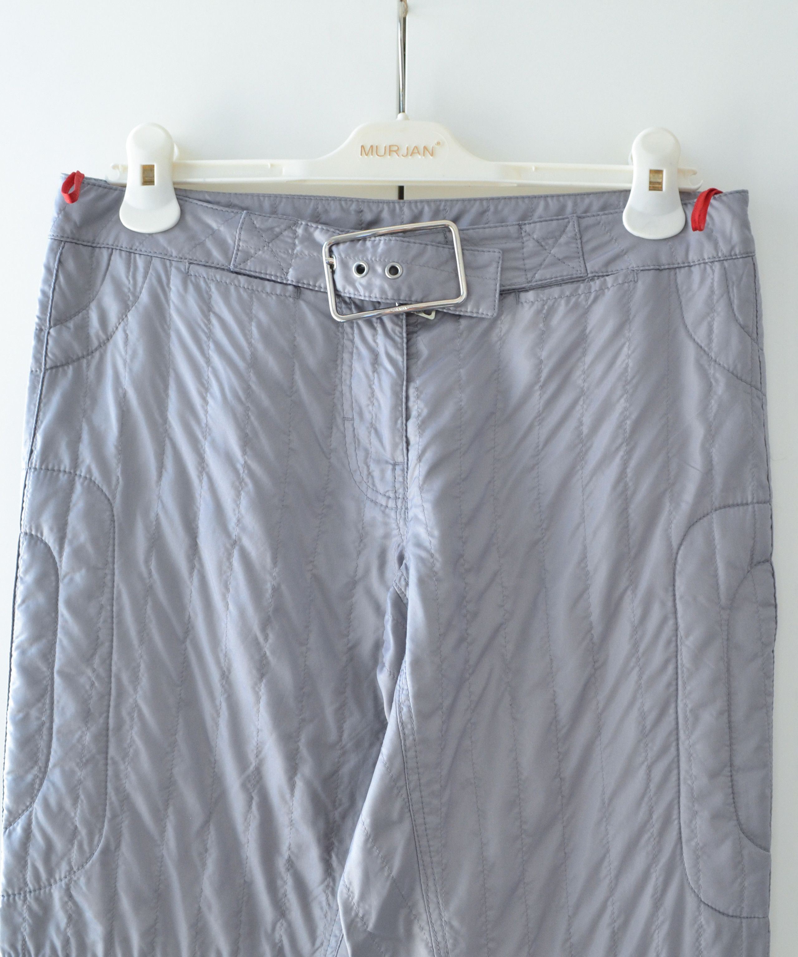 Prada PRADA Pants Nylon Trousers Belt Logo Sport Ski Quilted Size 30" / US 8 / IT 44 - 4 Thumbnail