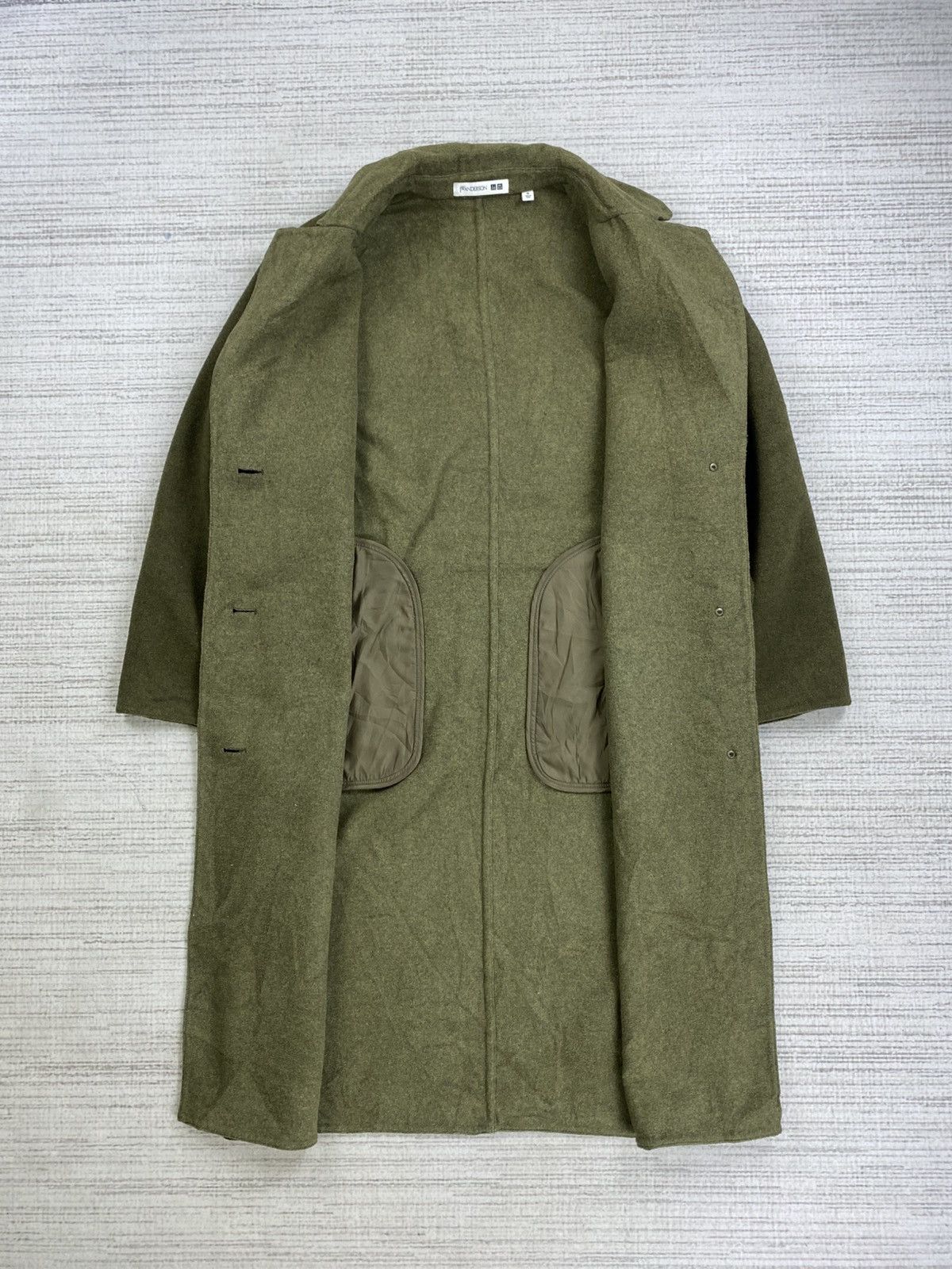 JW Anderson × Japanese Brand × Uniqlo Vintage Uniqlo X J.W.Anderson Japan Wool Overcoat Jacket Size US M / EU 48-50 / 2 - 6 Thumbnail