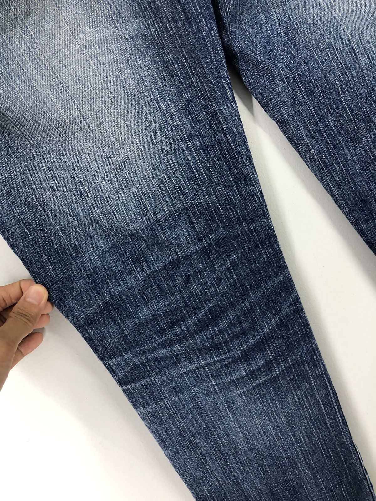 Edwin × Vintage Vintage Edwin Distressed Faded Blue Jeans Size US 28 / EU 44 - 20 Thumbnail