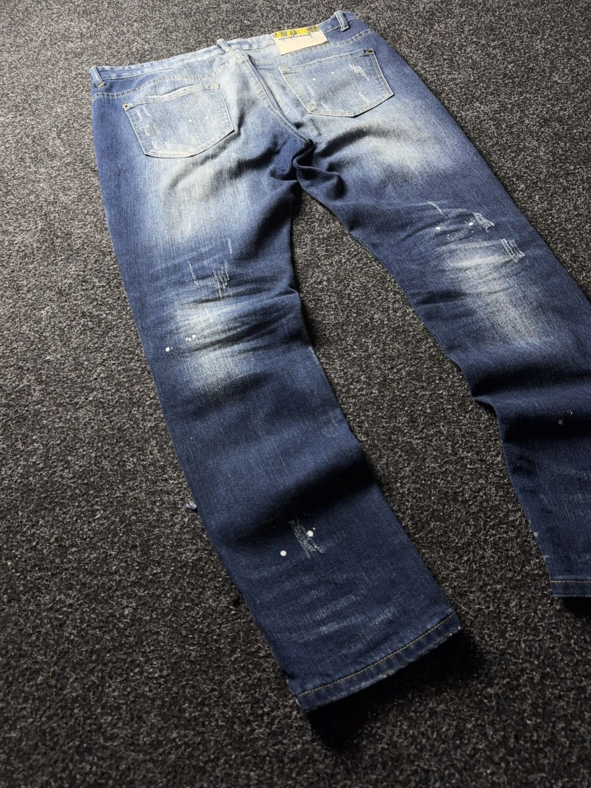 Dsquared2 Retro Y2K 00s Dsquared2 Distressed Patchwork Jeans 54 Italy Size US 36 / EU 52 - 15 Thumbnail