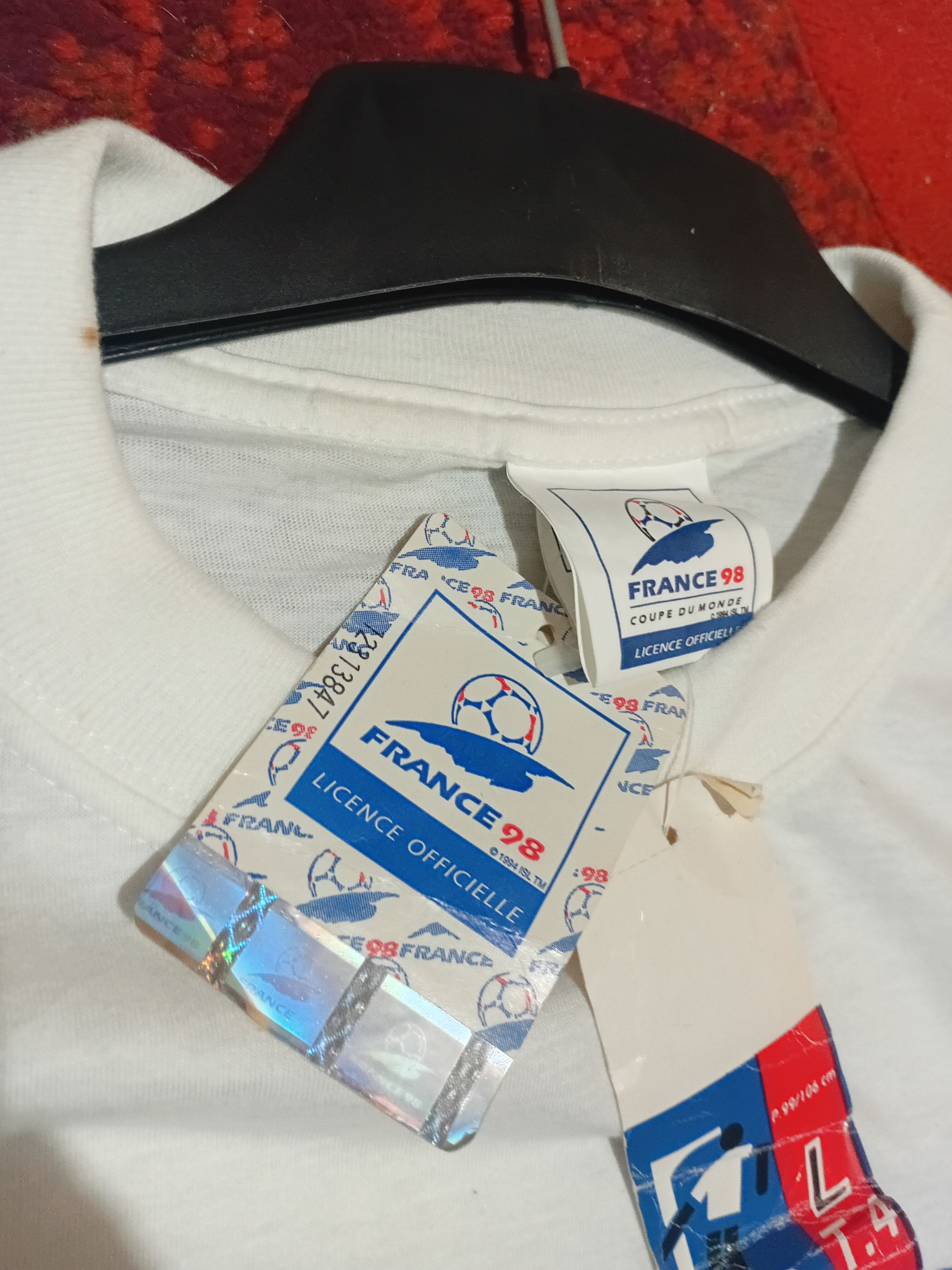 Other Official T-Shirt France 1998 vintage Size US L / EU 52-54 / 3 - 5 Thumbnail