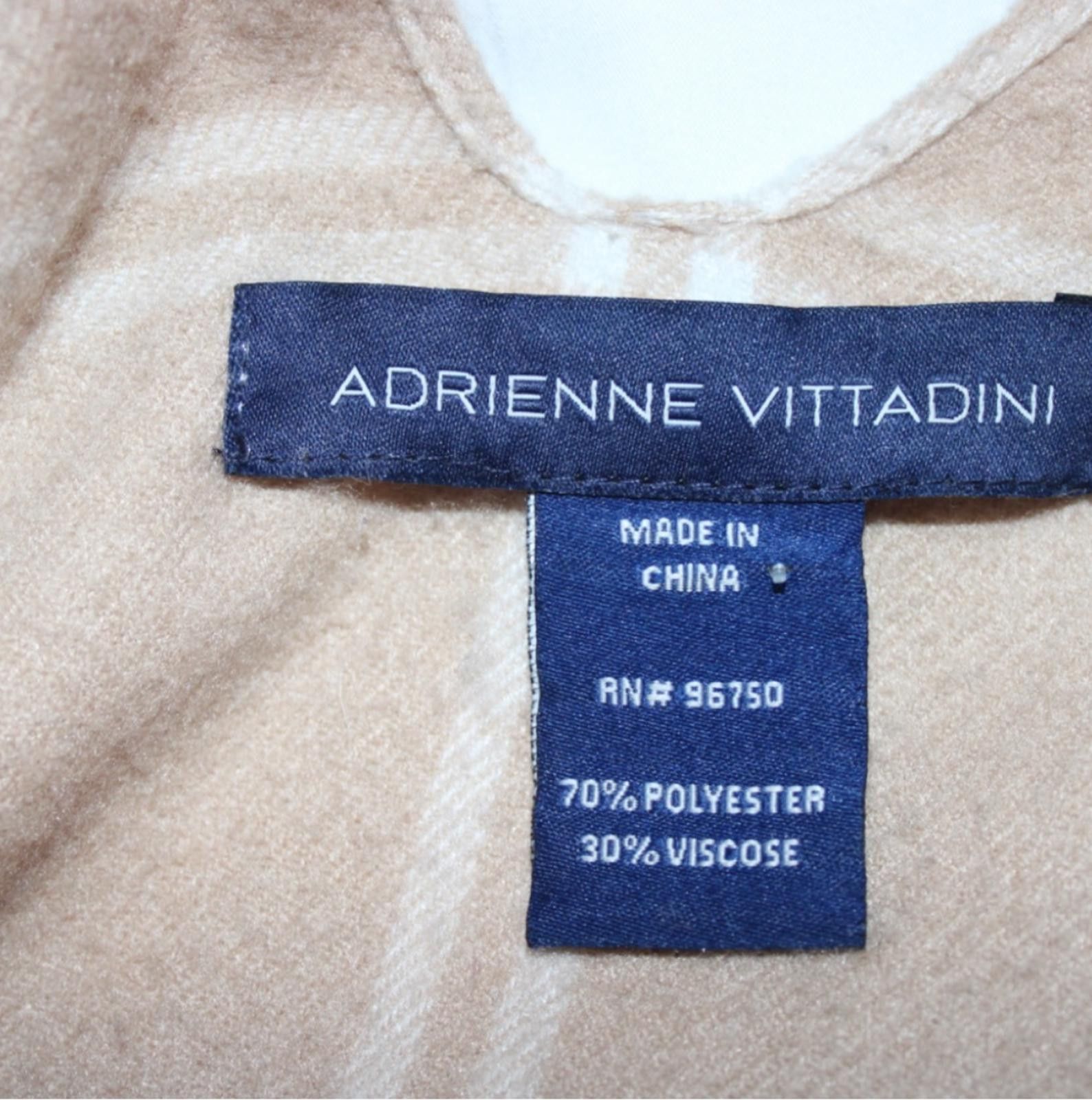 Other Adrienne Vittadini Plaid Fringe Poncho Wrap Sweater One Sz Size ONE SIZE - 6 Thumbnail