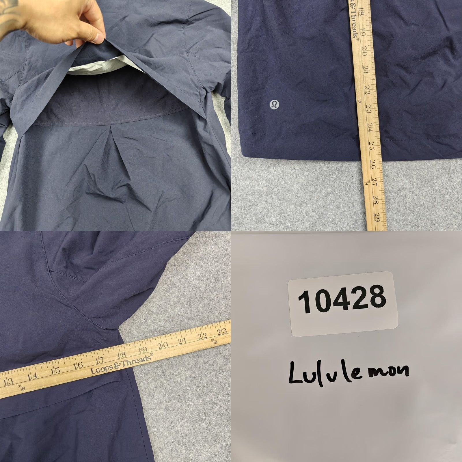 Lululemon Lululemon Jacket Womens Blue 6 Hooded Full Zip Windbreaker Vent Back Lightweight Size M / US 6-8 / IT 42-44 - 8 Thumbnail