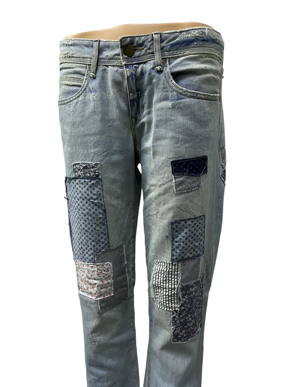 Designer × Japanese Brand Gap 1969 Summer Wear Soft Distress Denim Kapital Boro Style Size US 31 - 4 Thumbnail