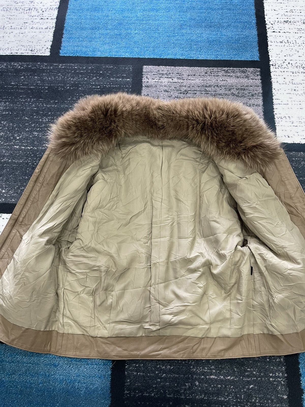 Vintage VINTAGE REAL FUR NICE LEATHER JACKET Size US M / EU 48-50 / 2 - 12 Thumbnail