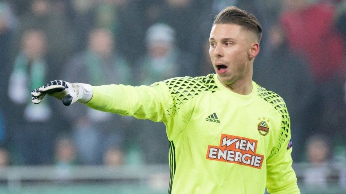 Adidas Rapid Wien 2016-2017 Player Issue Goalkeeper Jersey Soccer Size US L / EU 52-54 / 3 - 2 Thumbnail