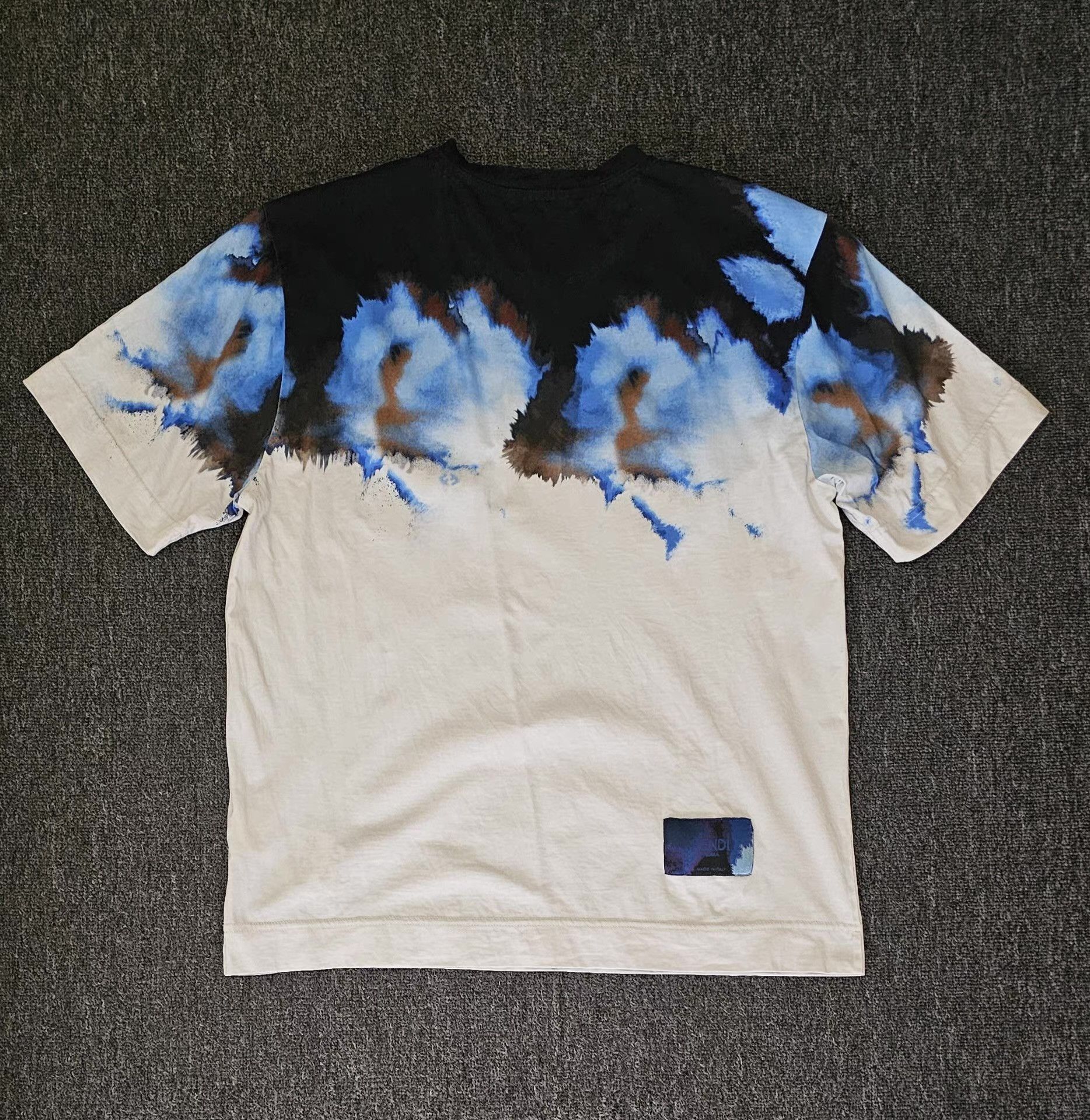 Fendi Fendi Tie-Dye Short Sleeve T-shirt Size US M / EU 48-50 / 2 - 2 Thumbnail