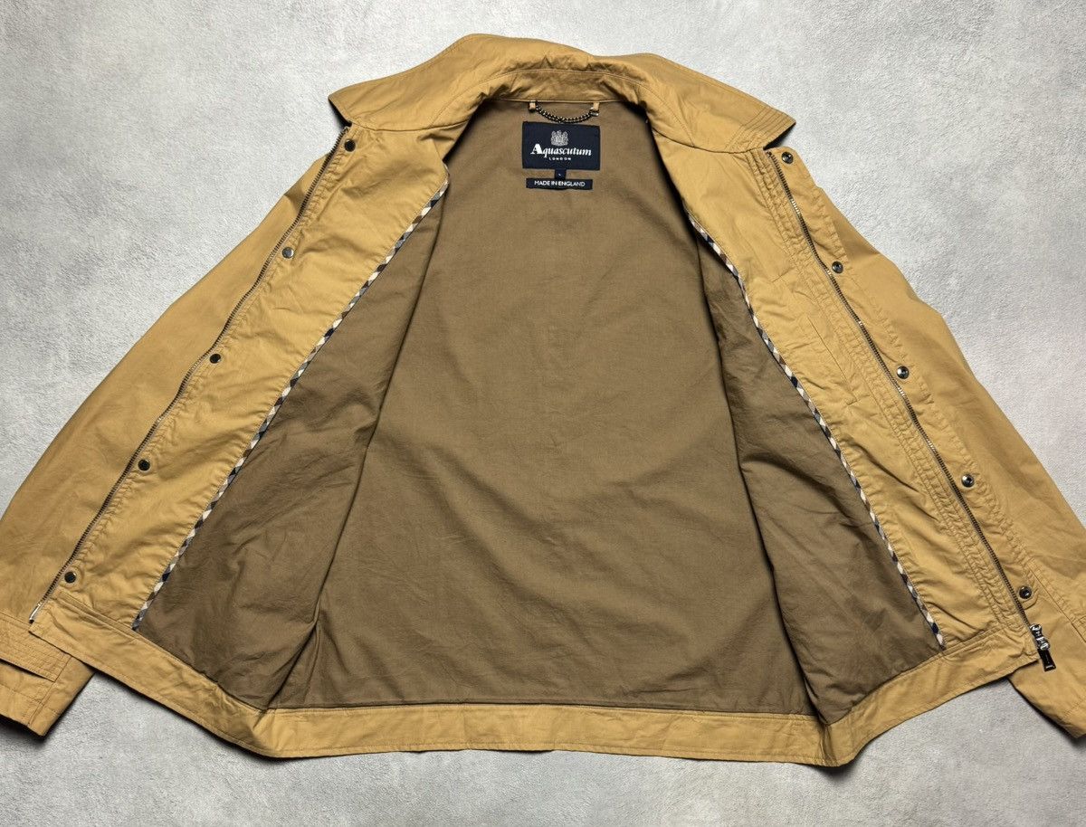 Aquascutum Aquascutum Camel Cotton Quilted Jacket Coat Lampo Size US L / EU 52-54 / 3 - 10 Thumbnail