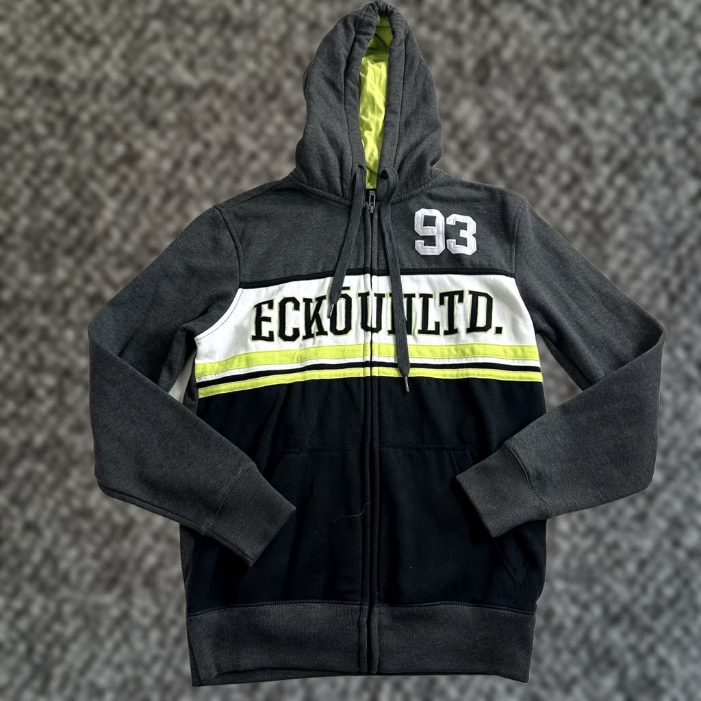 Ecko Unltd. VINTAGE Ecko UNLTD Hoodie Mens XS Gray Spell Out Logo Full Zip Y2K Casual Shirt Size US XS / EU 42 / 0 - 1 Thumbnail