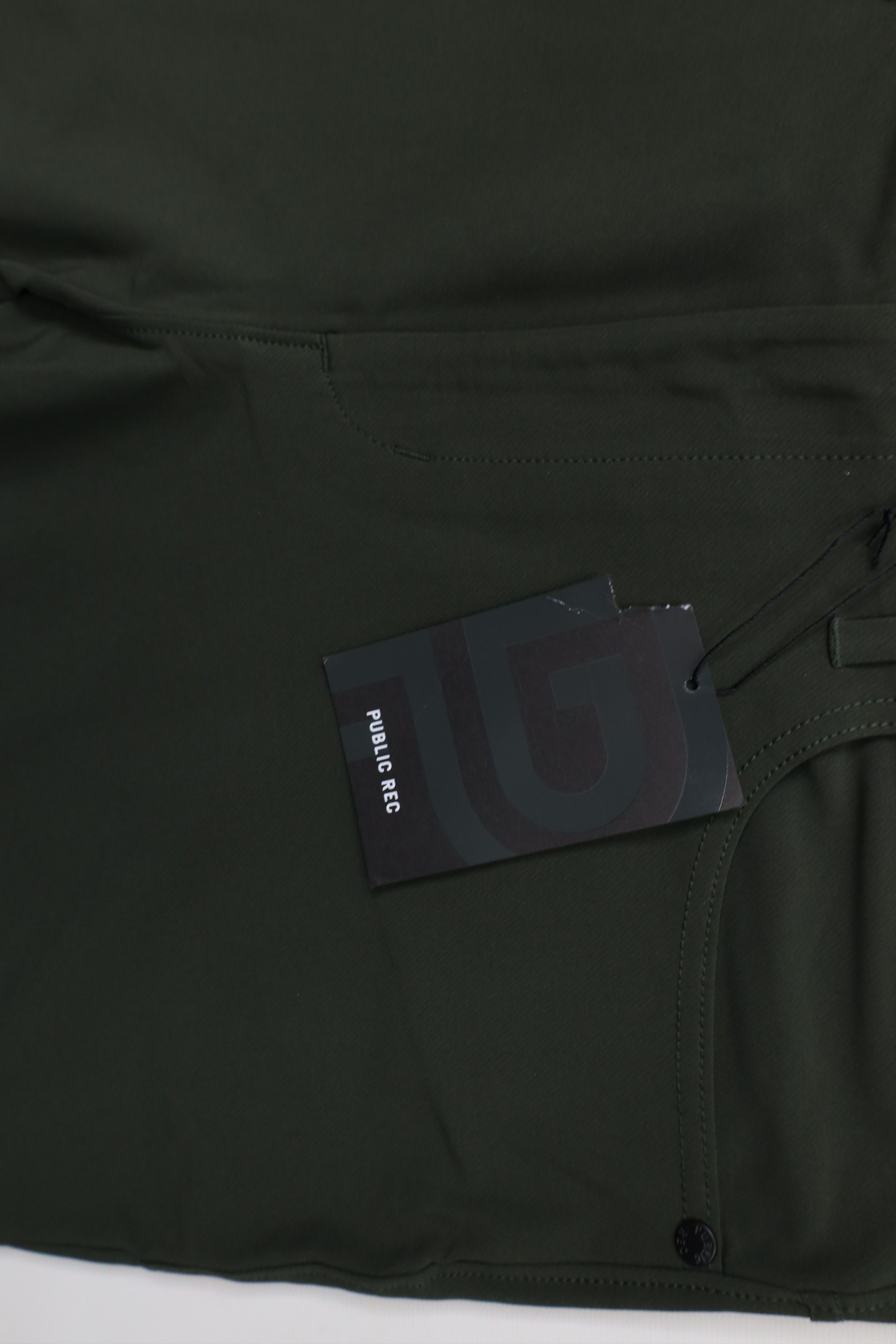 Public Rec × Vintage New Public Rec Workday Straight Leg Stretch Pants Dark Olive Size US 34 / EU 50 - 6 Thumbnail