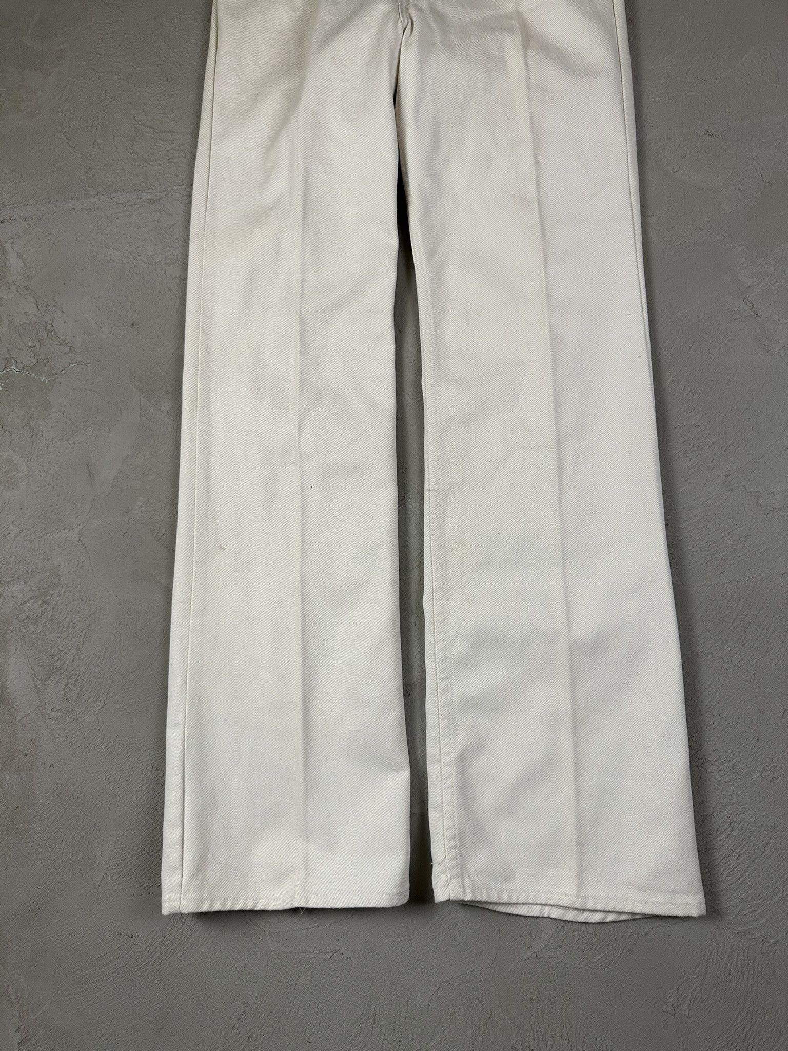 Levi's 70s Levi's Flaired Denim Jeans Pants Rare Size US 33 - 2 Thumbnail