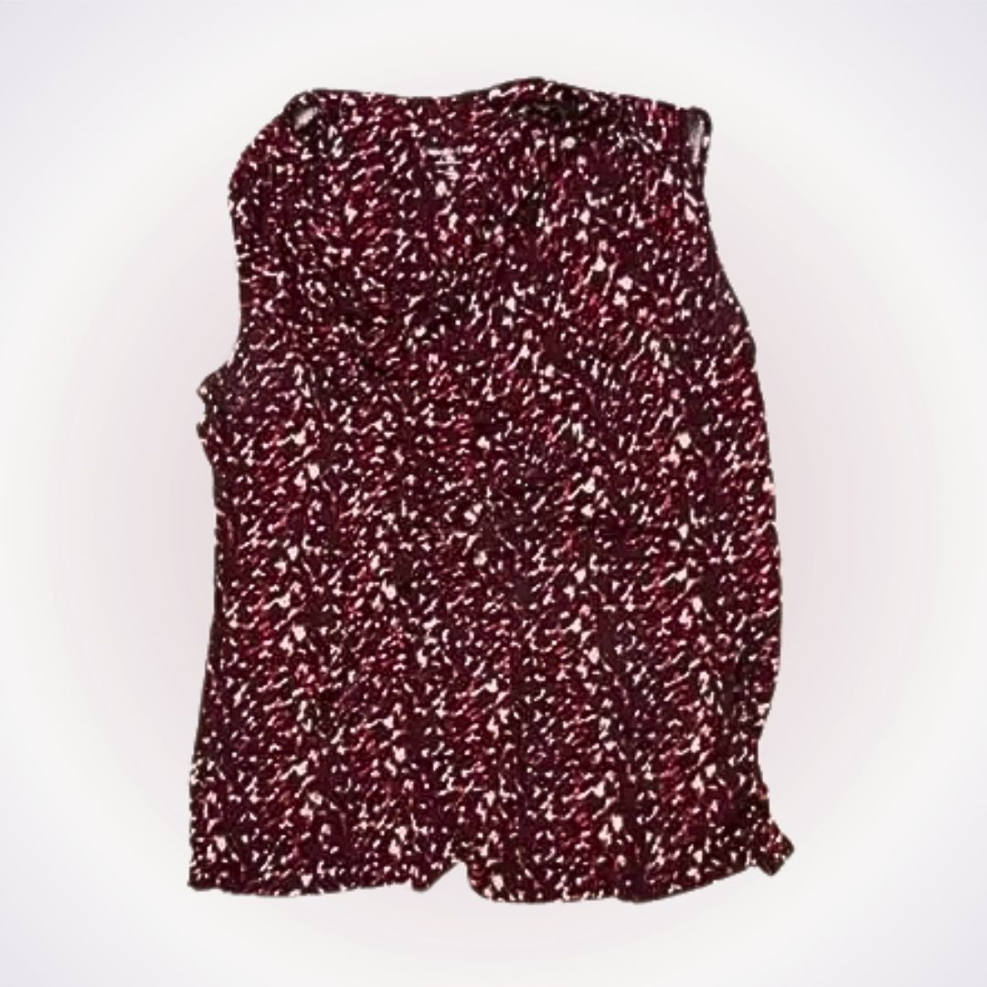 Coldwater Creek Coldwater Creek Red and Pink Abstract Print Tank Top | Sz M Size M / US 6-8 / IT 42-44 - 1 Thumbnail