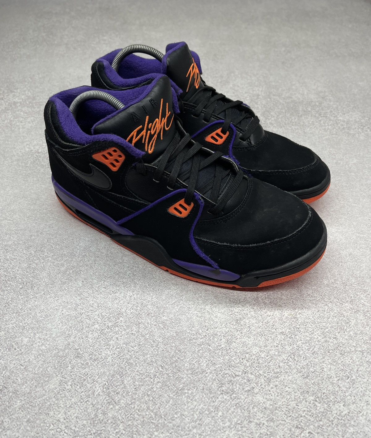 Nike Nike Air Flight 89 Court Purple Black Sneakers Basketball Size US 10 / EU 43 - 2 Thumbnail