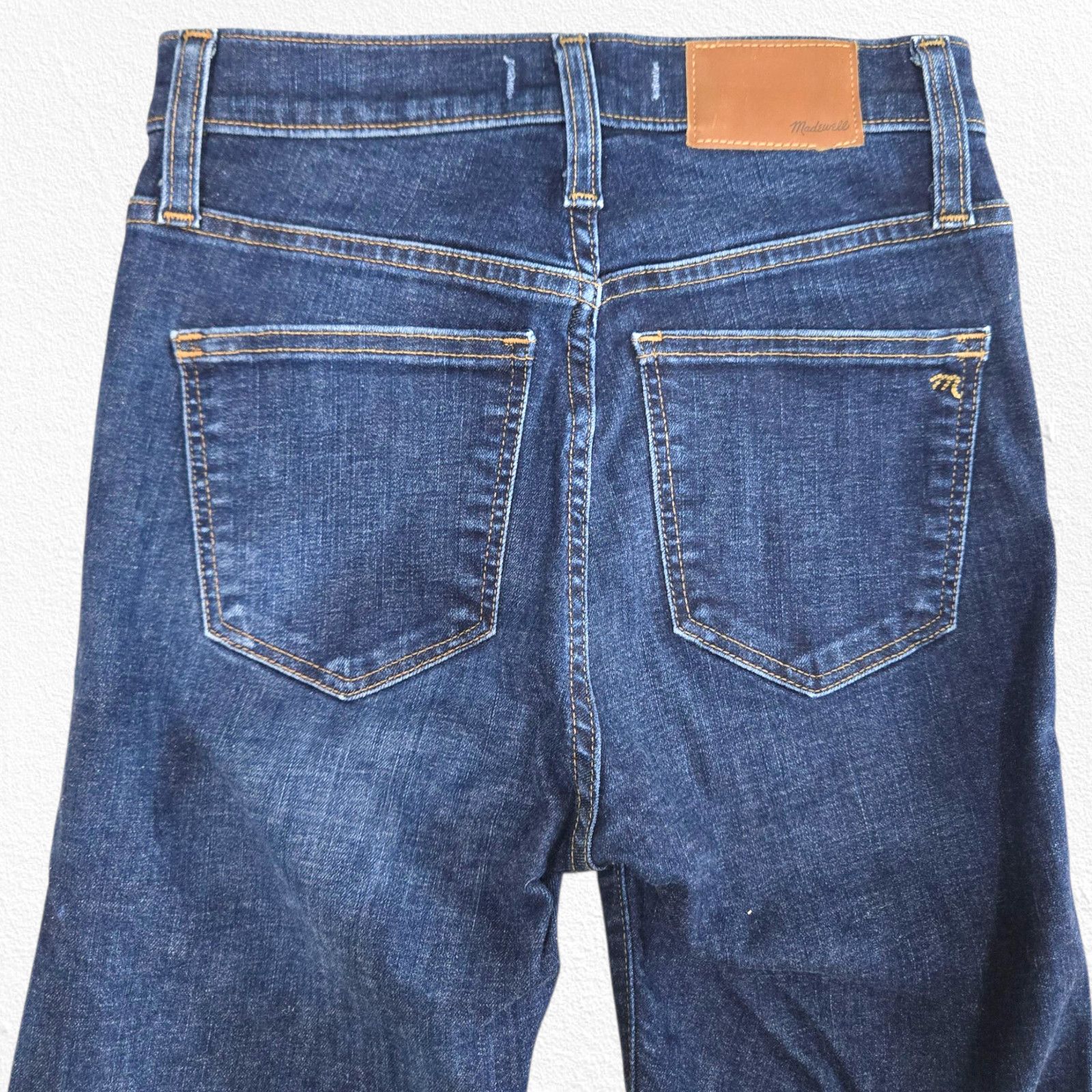 Madewell Madewell Dark Wash 10" High-Rise Skinny Jeans Size 24 Size 24" / US 00 / IT 34 - 8 Thumbnail
