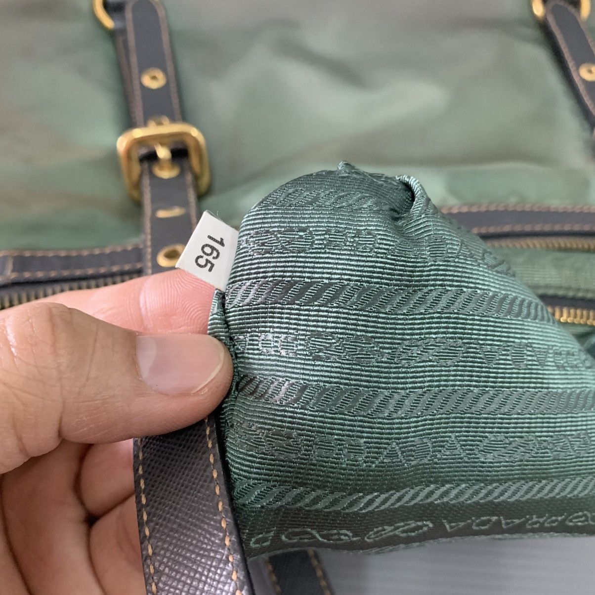Prada Prada Nylon Tote Handbag Size ONE SIZE - 17 Thumbnail