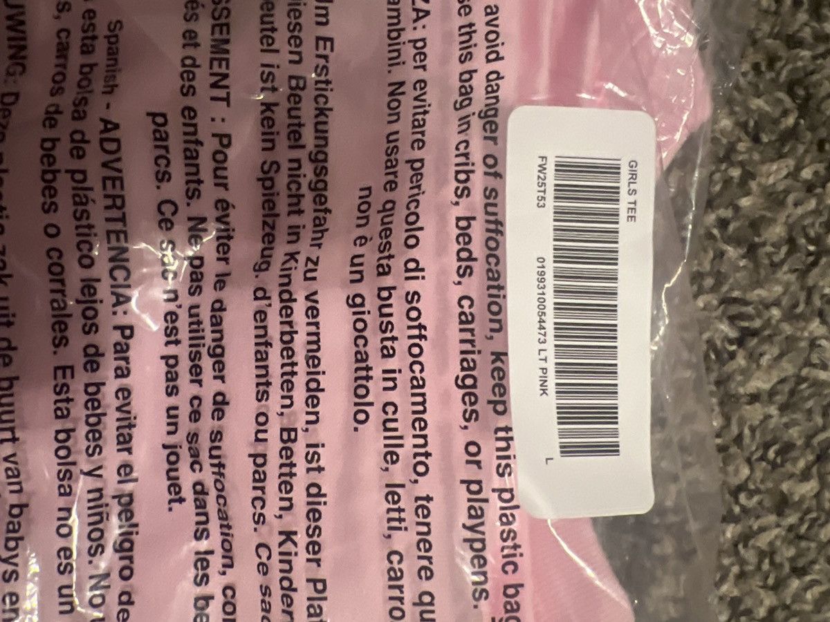 Supreme Supreme Pink Girls Tee Size US L / EU 52-54 / 3 - 4 Thumbnail