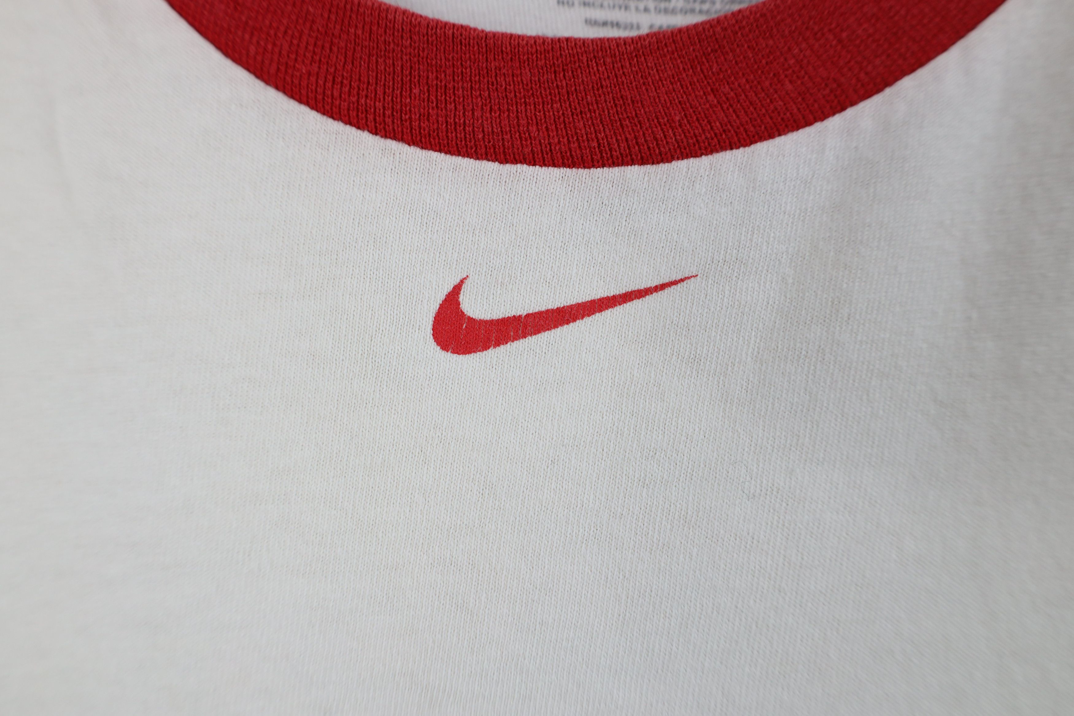 Nike Vintage Nike Swoosh Cincinnati Reds Baseball Raglan T-Shirt Size US L / EU 52-54 / 3 - 5 Thumbnail