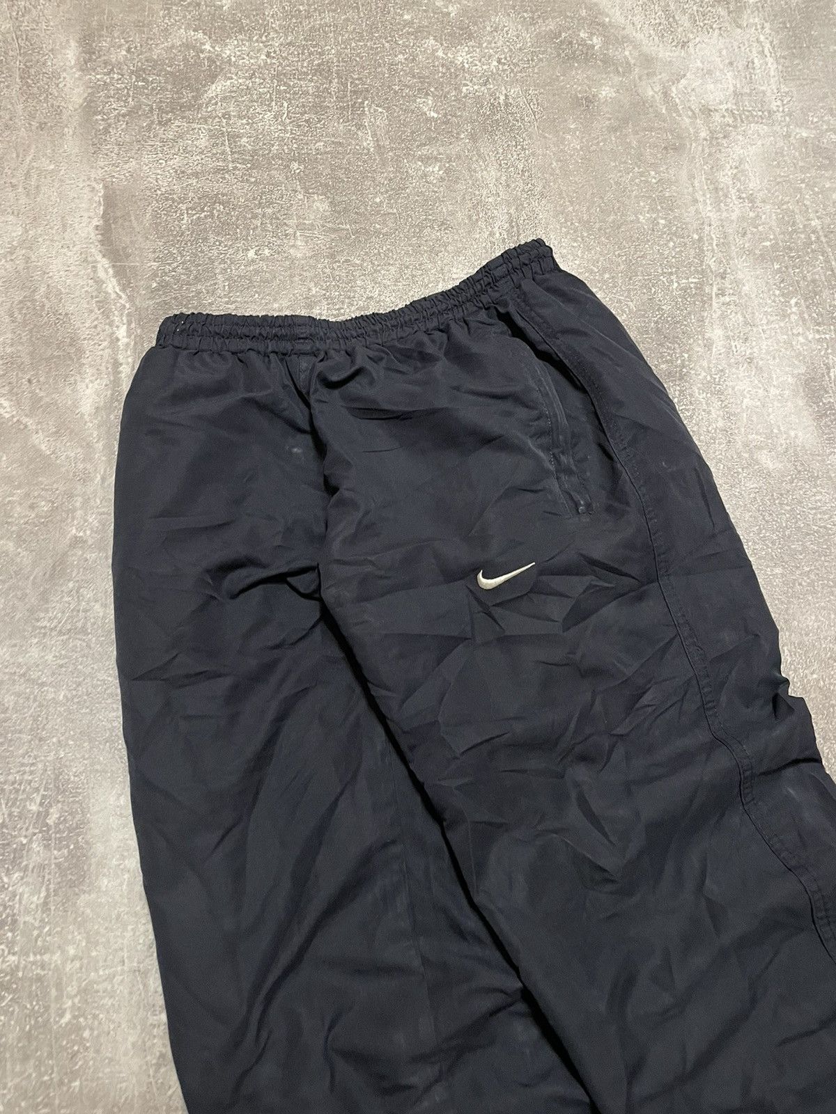 Nike × Vintage Vintage Nike Nylon Track Pants 90s Drill Size US 32 / EU 48 - 2 Thumbnail