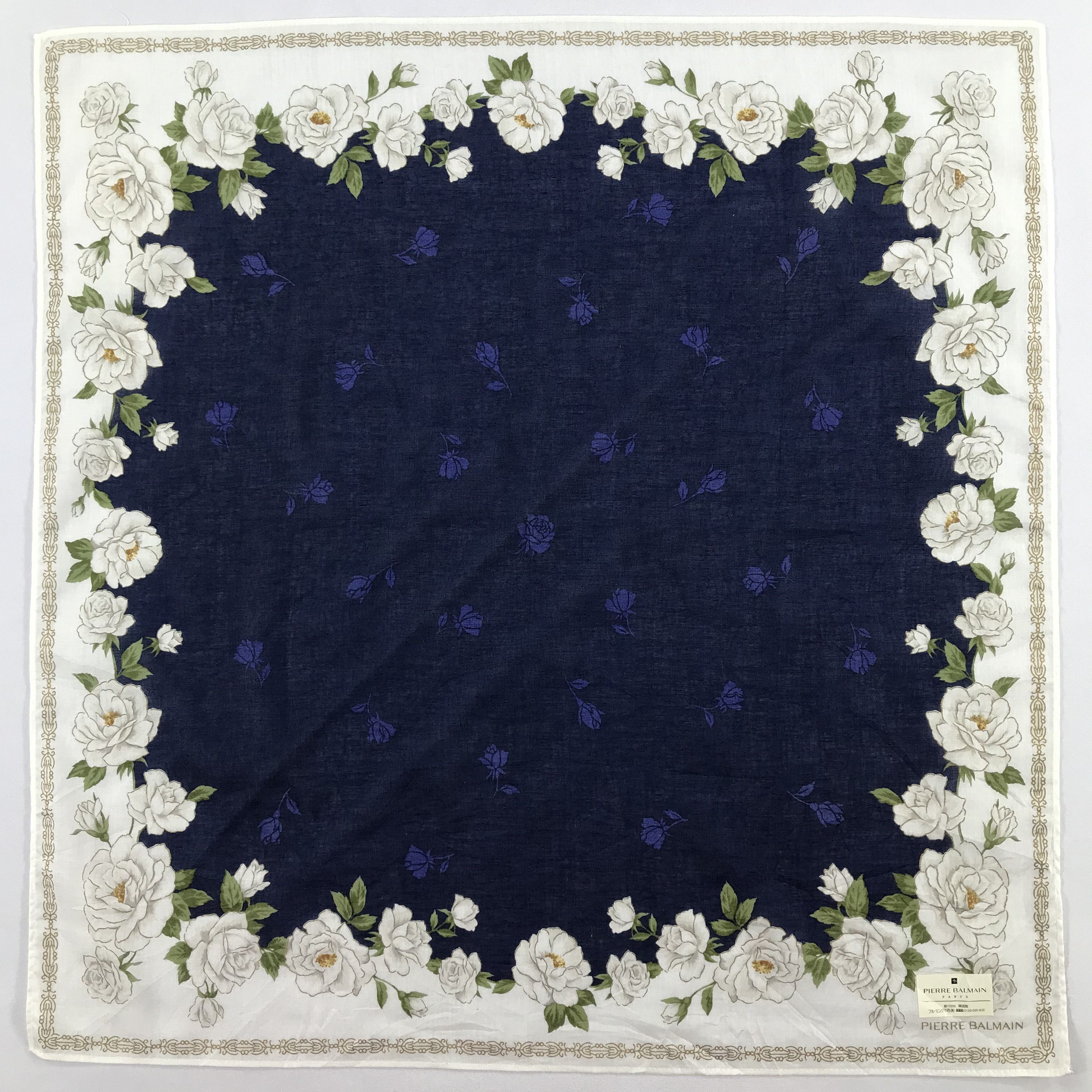 Pierre Balmain × Vintage Pierre Balmain Bandana / Handkerchief / Neckerchief - S2072 Size ONE SIZE - 1 Thumbnail
