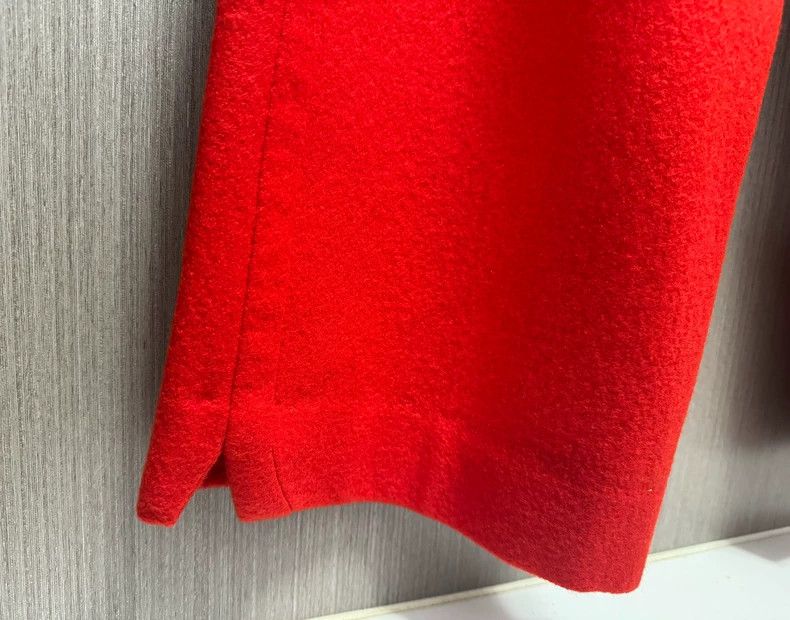 Yohji Yamamoto Yohji Yamamoto size 3 01 aw Mafia Period Felted Wool Red W Size US 30 / EU 46 - 6 Thumbnail