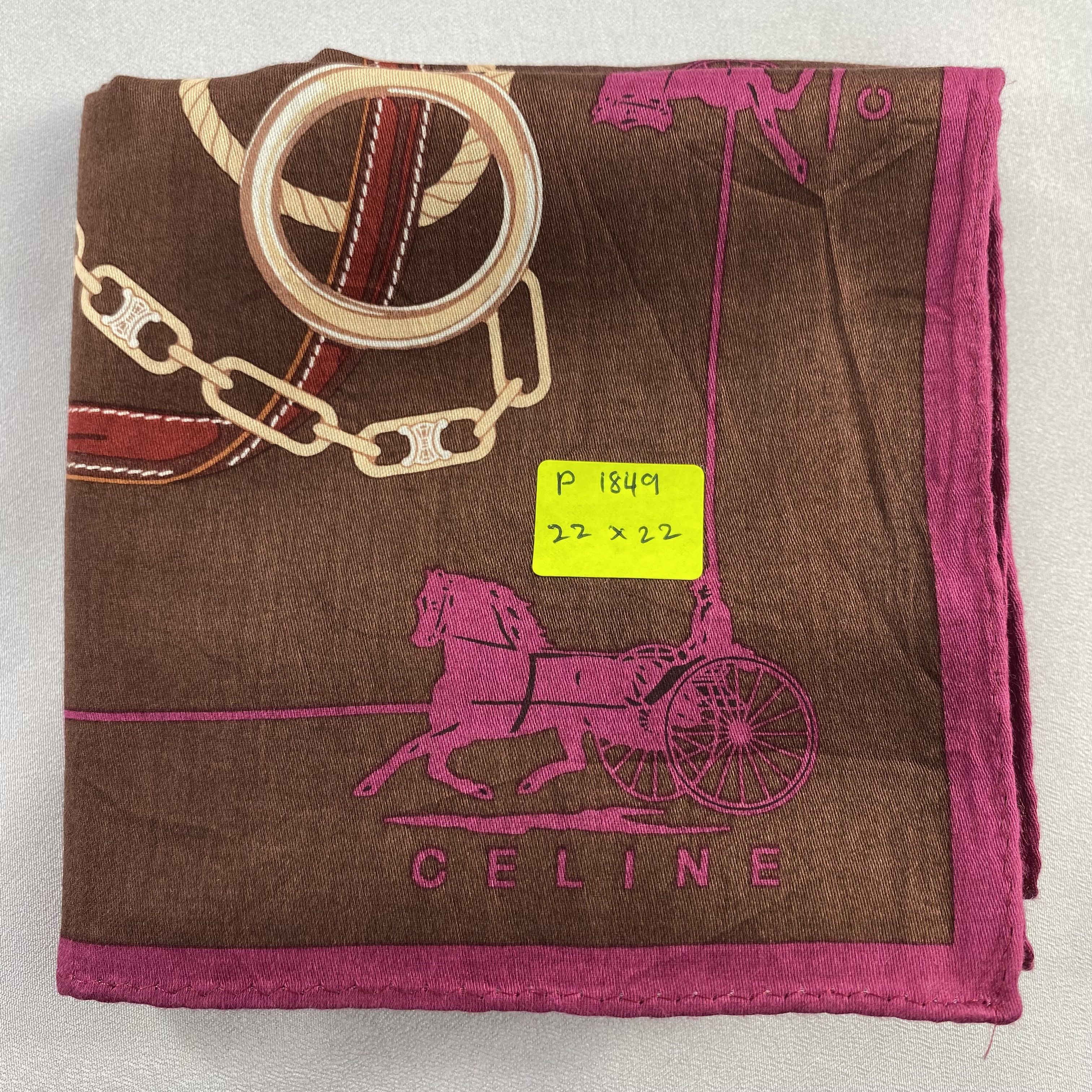 Celine × Vintage Celine Neckerchief / Bandana / Handkerchief-P1849 Size ONE SIZE - 5 Thumbnail