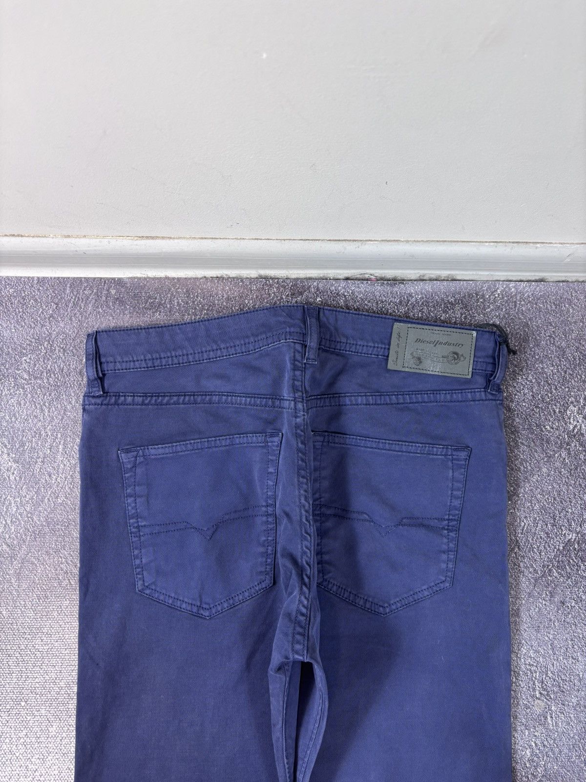 Diesel Diesel Buster NWT Men’s Navy Blue Straight Fit Pants Jeans Size US 29 - 18 Thumbnail