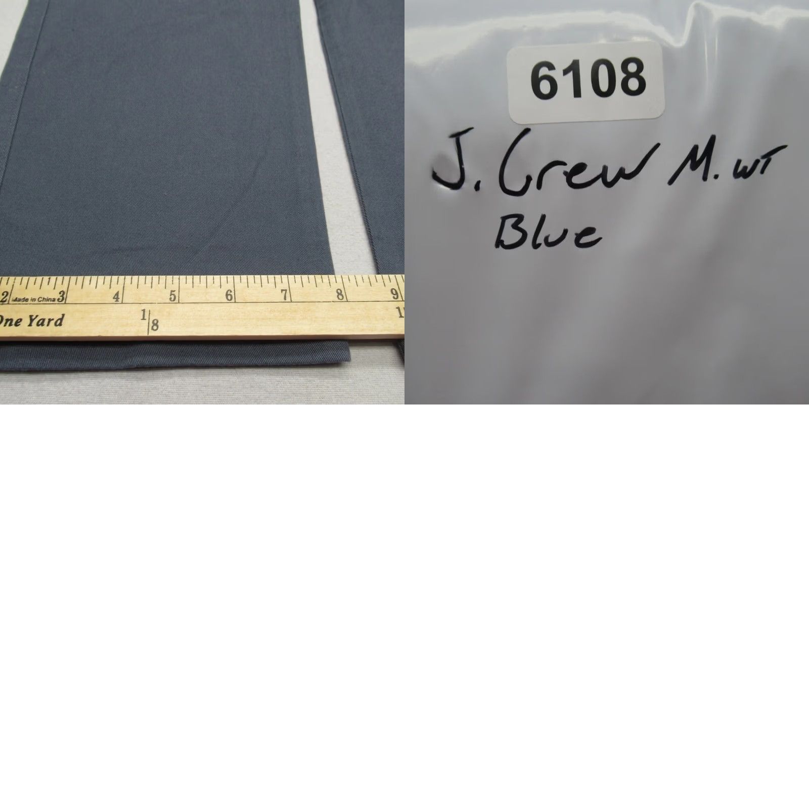 J.Crew J.CREW Slim Flex Chino Pants Mens 36x32 Blue Flat Front Straight Leg Slim Fit NWT Size US 36 / EU 52 - 10 Thumbnail