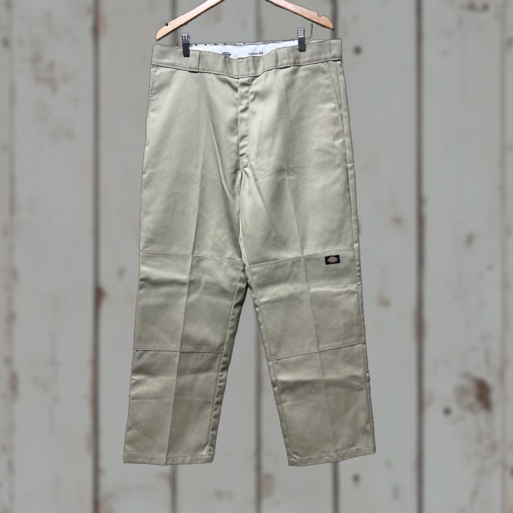 Dickies Dickies 85283 Pants Chino Work 38x32 Tan Brown Loose Fit Double Knee Cell Phone Pocket Mens Size US 38 / EU 54 - 1 Thumbnail