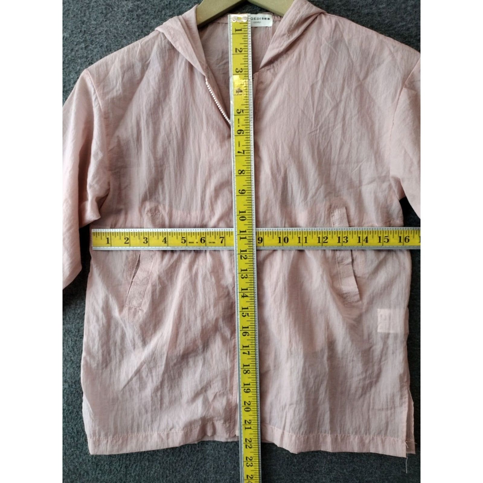 Rains ANGEDI Light Wind Rain Jacket Women Hooded Peach Size Small Weather Coat Size S / US 4 / IT 40 - 4 Thumbnail