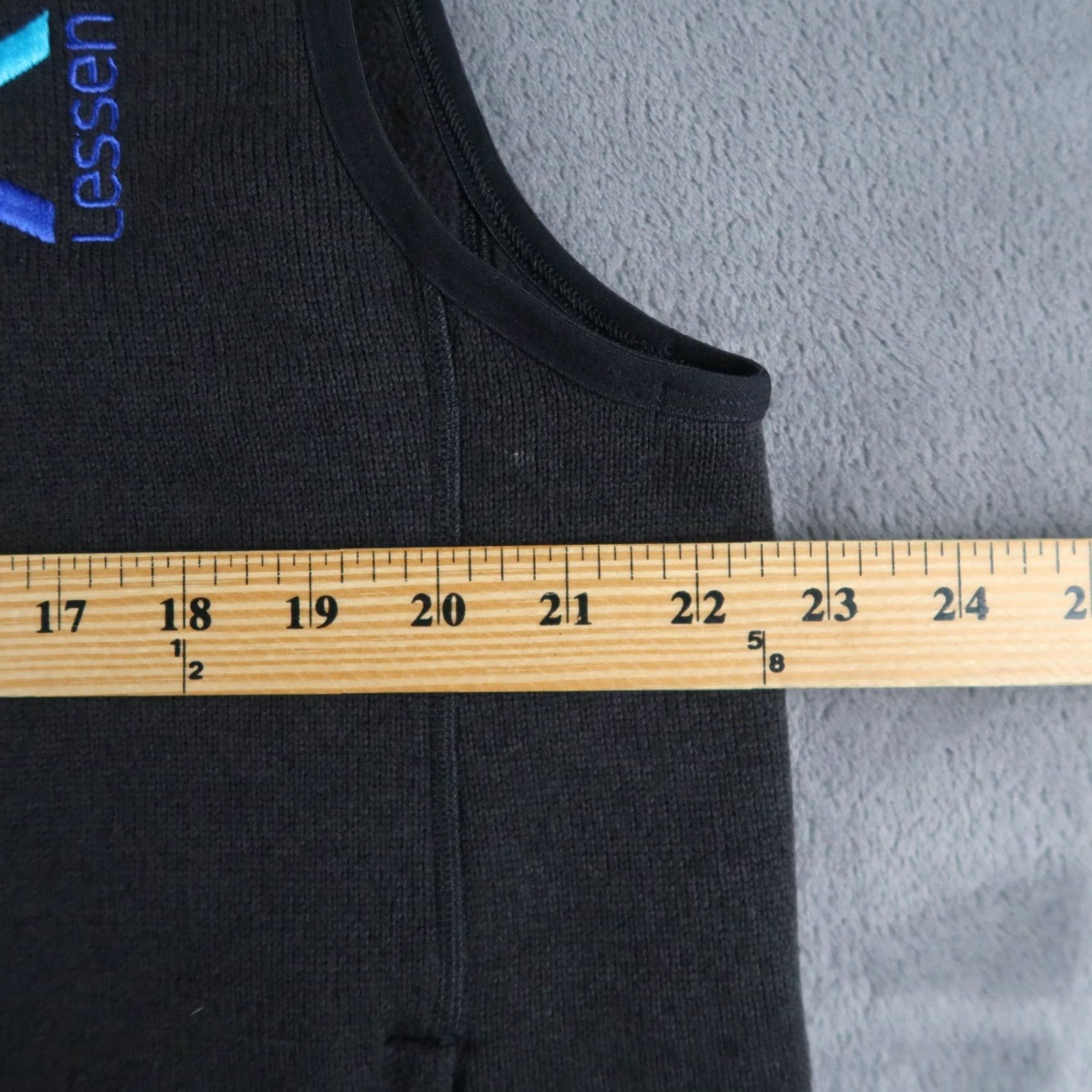 Lululemon Lululemon Sojourn Knit Vest Sweater Mens L Full Zip Black Size US L / EU 52-54 / 3 - 5 Thumbnail
