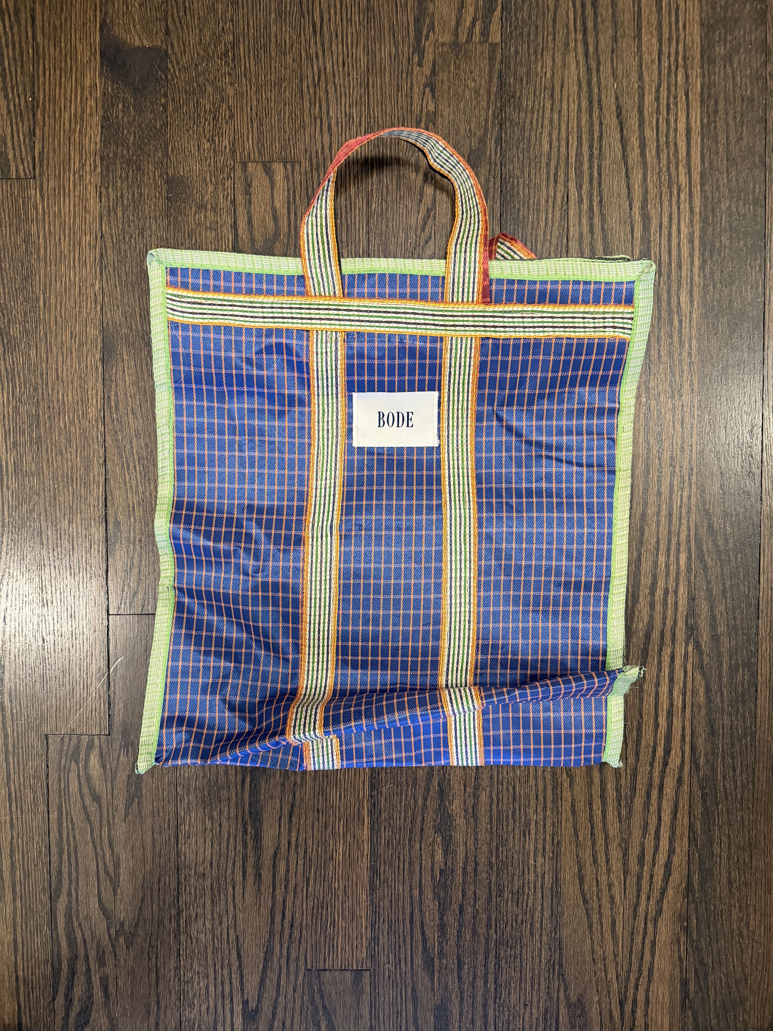 Bode Bode Blue Shopping Tote Bag Blue Size ONE SIZE - 1 Thumbnail