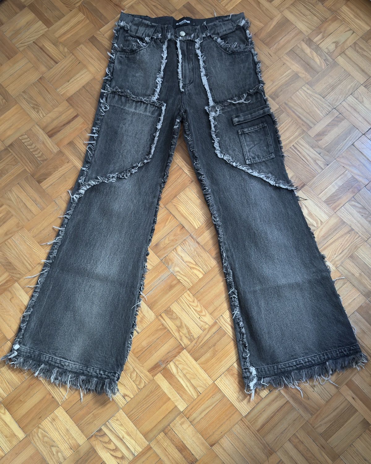 No Faith Studios NO/FATH STUDIOS Stone Wash Grey Size US 34 / EU 50 - 1 Thumbnail