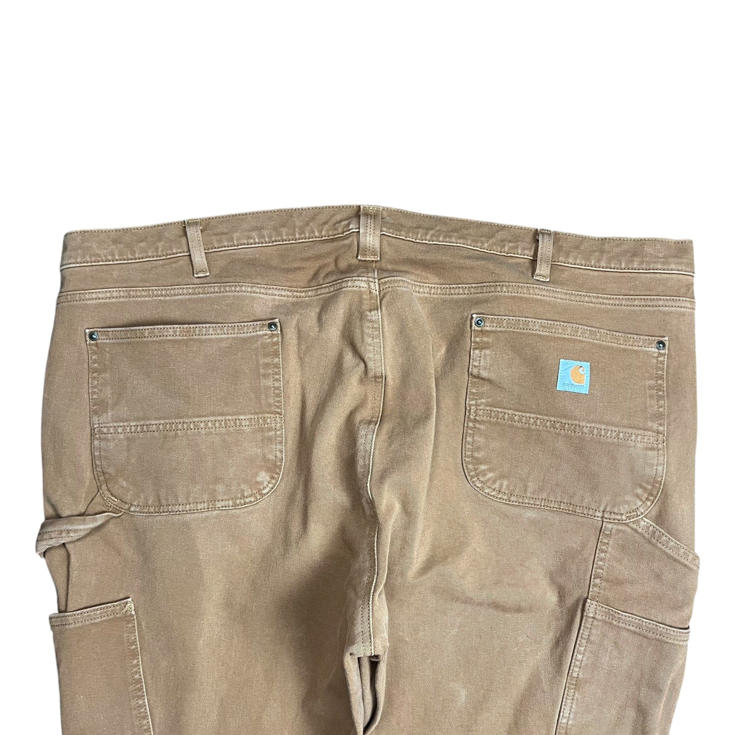 Carhartt Carhartt Beige Double Knee Work Pants - 24W Size 42" / US 20 - 6 Thumbnail