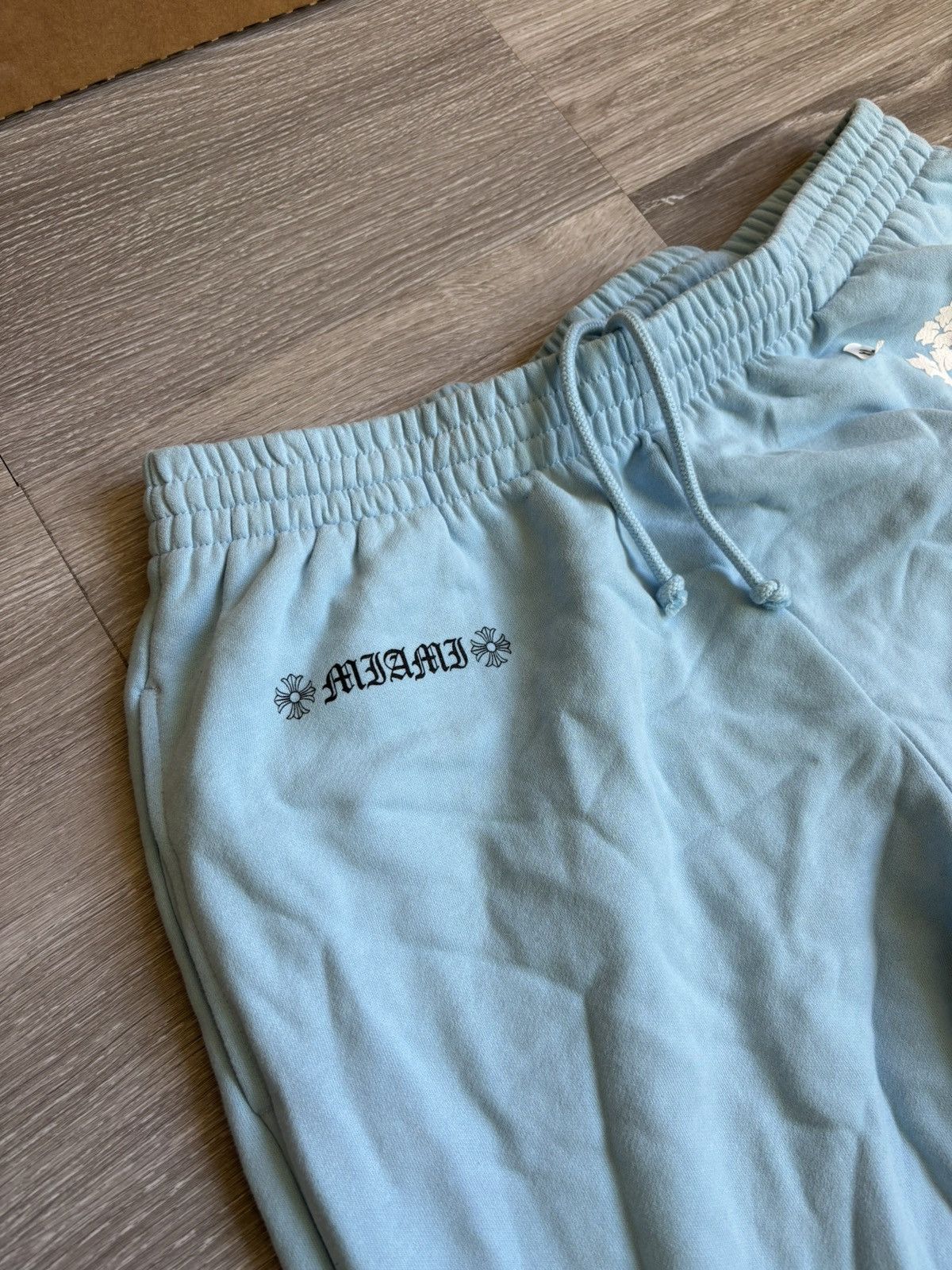 Chrome Hearts Chrome Hearts Art Basel Vine Dagger Blue Sweatpants Size US 36 / EU 52 - 2 Thumbnail