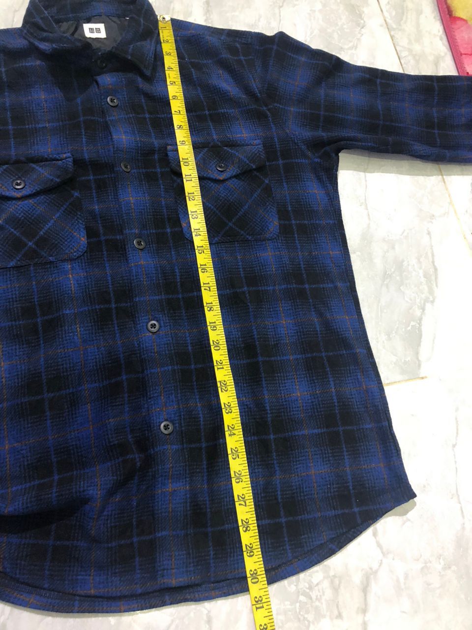 Japanese Brand × Uniqlo Uniqlo Blue Tartan Button-ups Fleece Shirt Size US XL / EU 56 / 4 - 11 Thumbnail