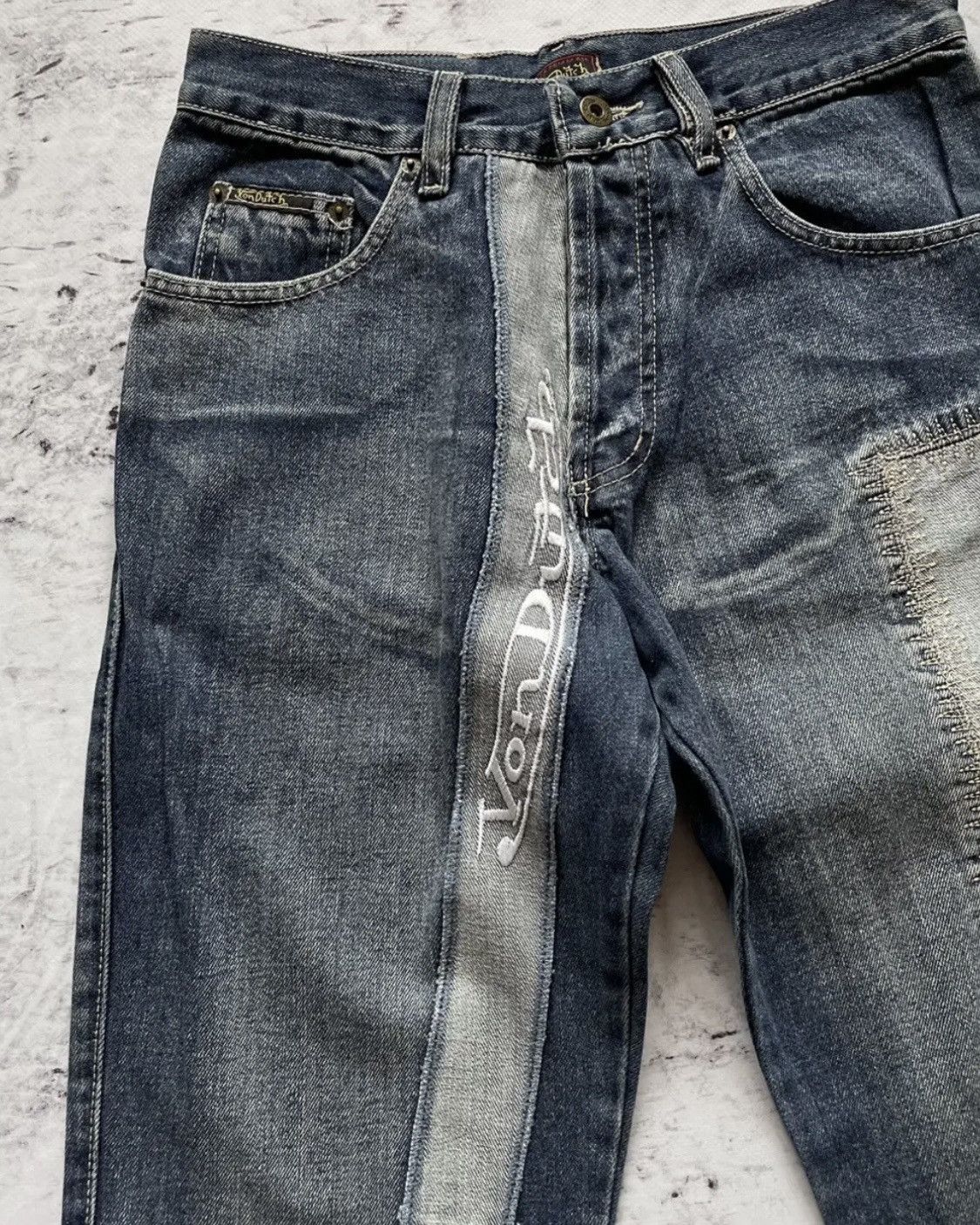 Vintage × Von Dutch Von Dutch Logo Jeans Size US 30 / EU 46 - 7 Thumbnail