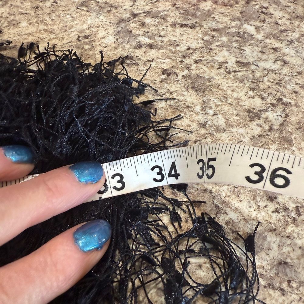 Chloe Black Fringe Dress chole oliver the Galleria address P 165 Size S / US 4 / IT 40 - 7 Thumbnail