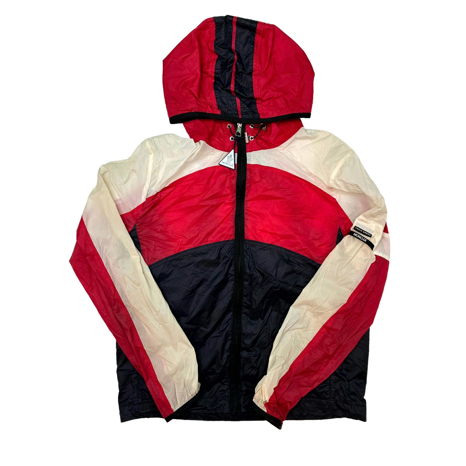 Moncler Moncler Craig Green Wind Breaker Red & Navy Jacket Size US S / EU 44-46 / 1 - 1 Thumbnail