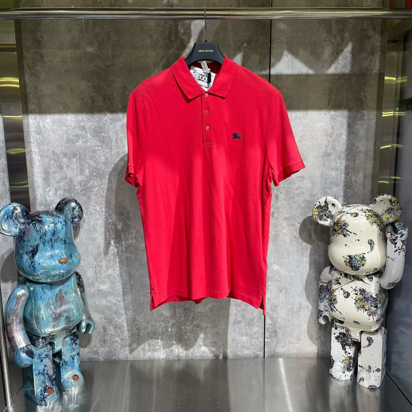 Burberry Burberry Red Polo xl Men Size US XL / EU 56 / 4 - 1 Thumbnail