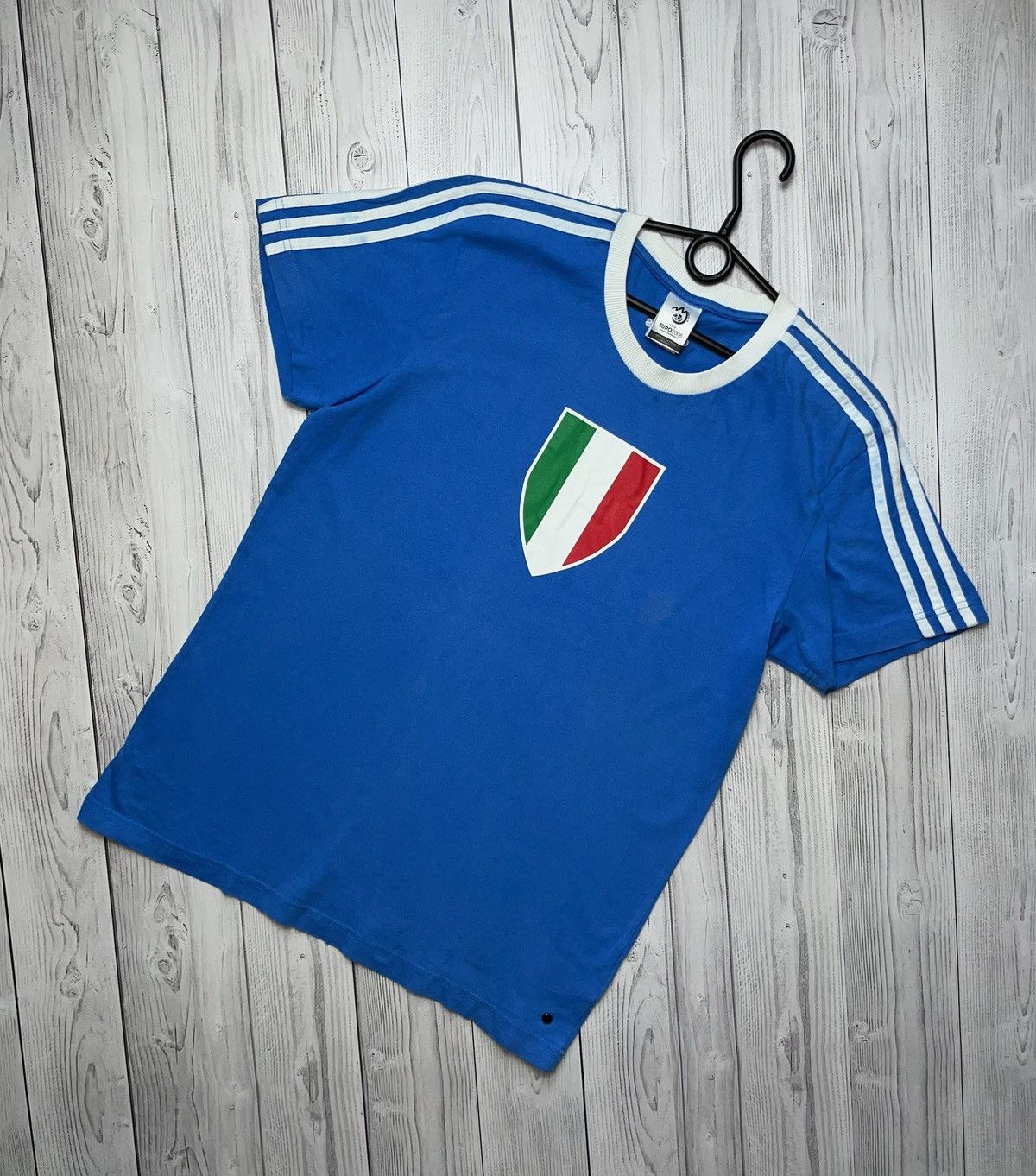 Adidas × Vintage Vintage adidas Italy soccer jersey blue size L italia Size US L / EU 52-54 / 3 - 1 Thumbnail