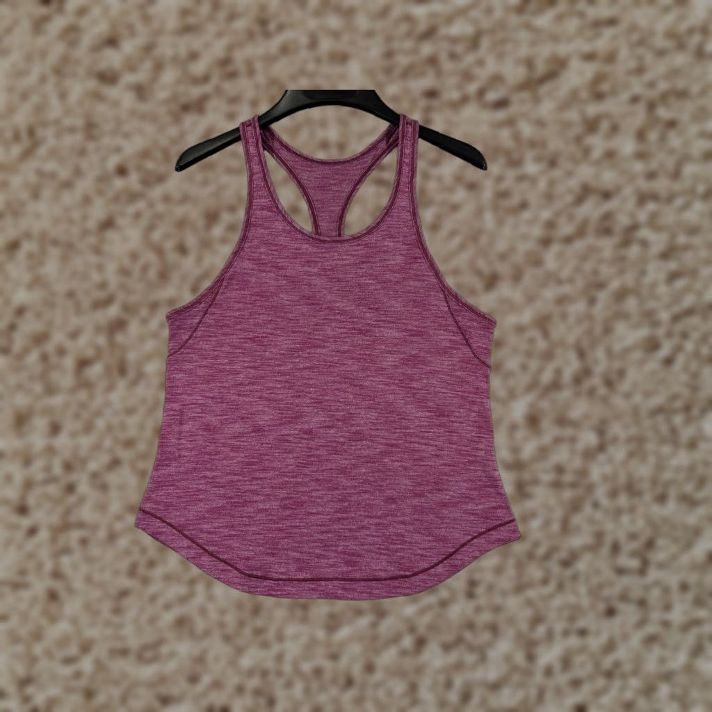 Lululemon Lululemon Shirt Women 4 Purple Long Distance Tank Luon Running Run Racerback Sleeveless Cropped All Seasons Breathable Casual Workwear Size S / US 4 / IT 40 - 1 Thumbnail