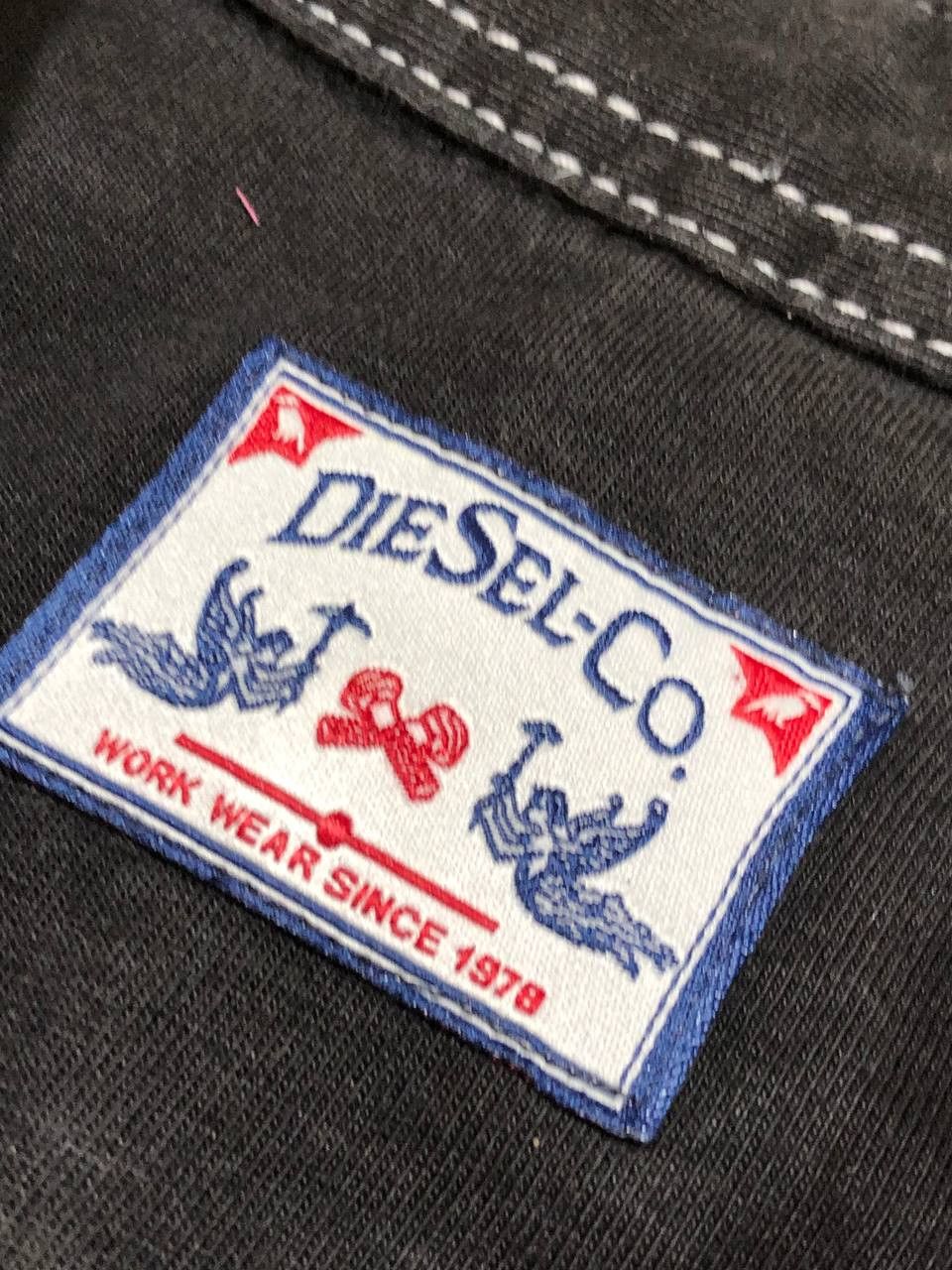 Diesel Diesel Y2K Polo Black Size XL Streetwear T-Shirt Size US XL / EU 56 / 4 - 2 Thumbnail