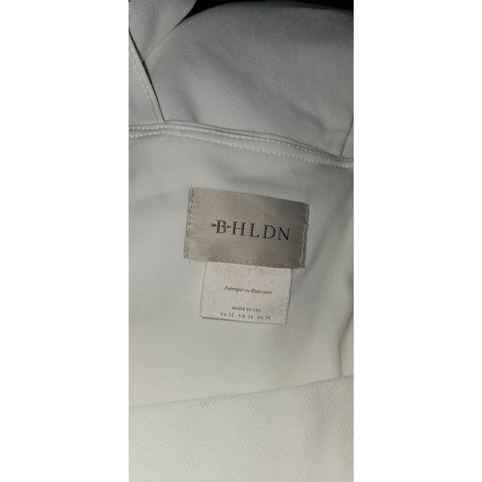 Anthropologie New Anthropologie BHLDN Adena Crepe Dress $198 SIZE 22 Ivory Size 3XL / US 20-22 - 4 Thumbnail