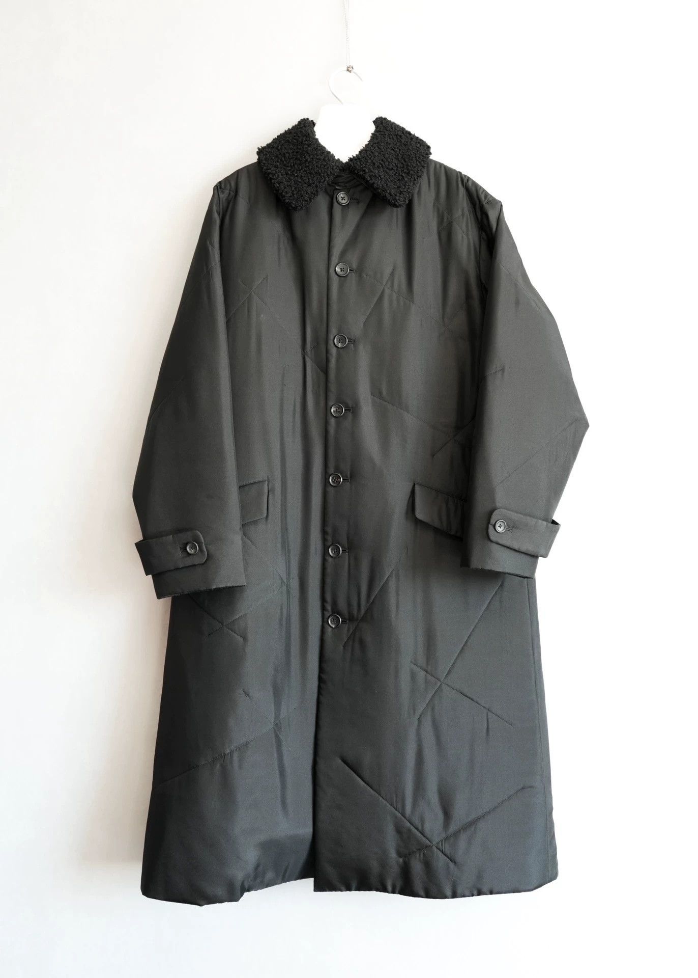 Yohji Yamamoto Yohji Yamamoto 22AW Silk Removable Fur Collar Puffer Size 1 Size US S / EU 44-46 / 1 - 2 Thumbnail