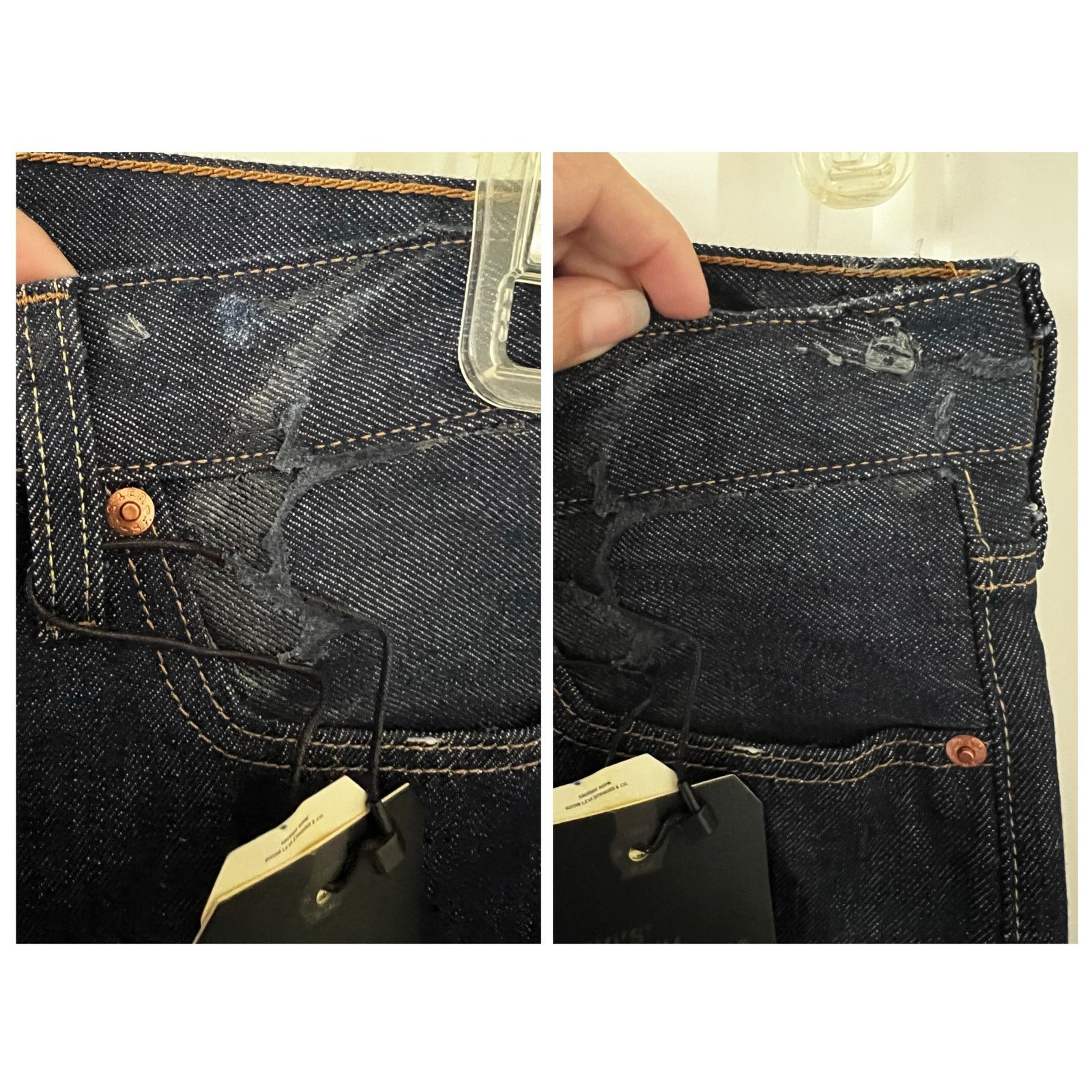 Levi's 501 Women's High Rise Jeans Straight Leg Button Fly 28x32 Size 28" / US 6 / IT 42 - 6 Thumbnail