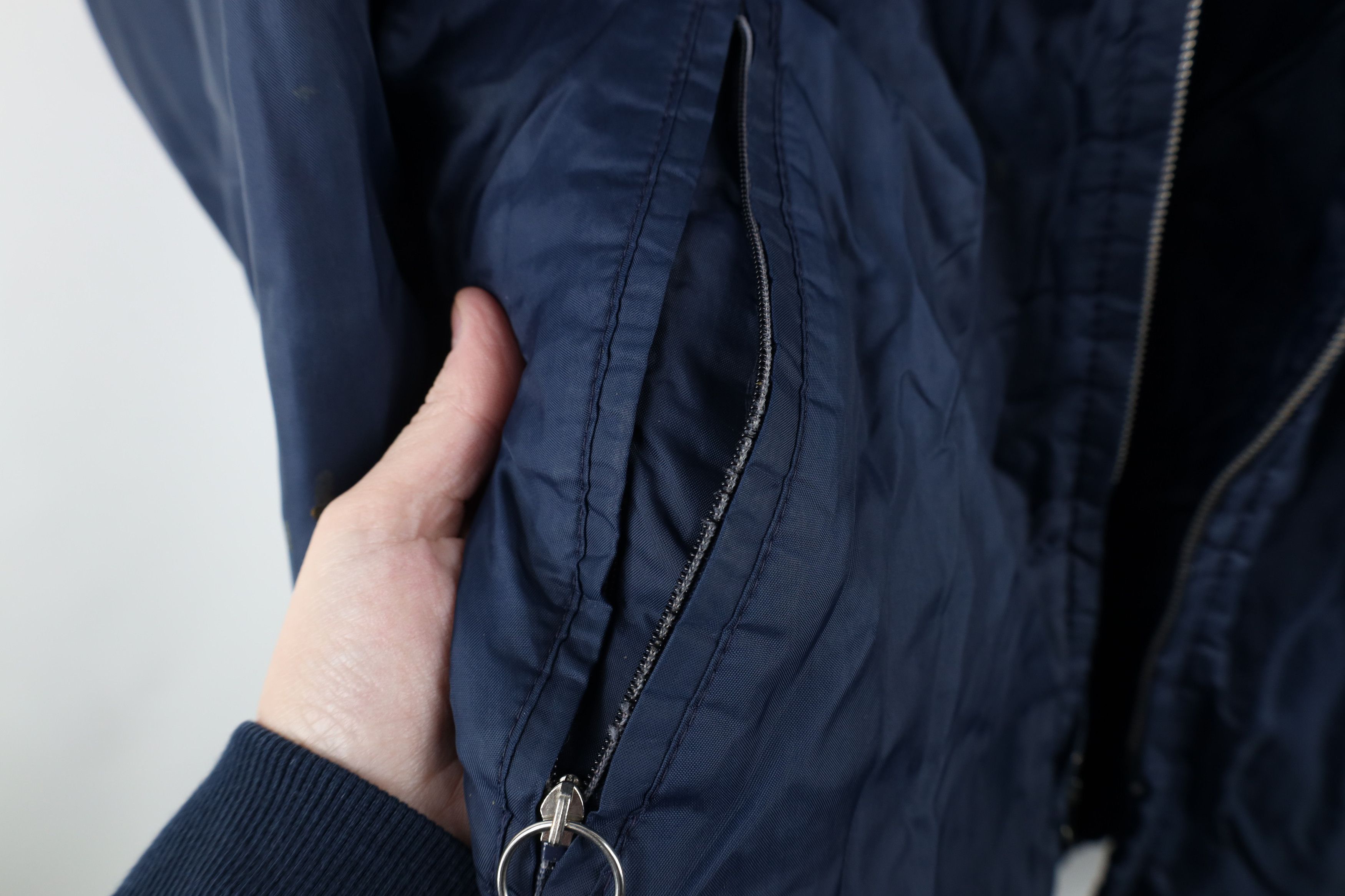 Vintage Vintage 60s Streetwear Hooded Parka Jacket Blue AS IS Size US L / EU 52-54 / 3 - 8 Thumbnail