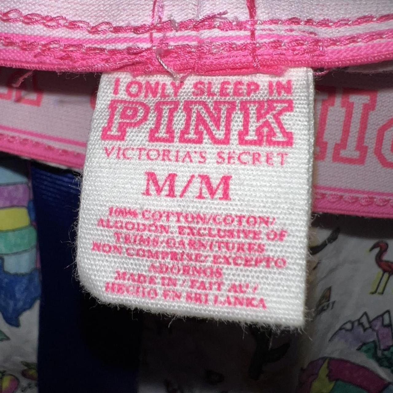 Victoria's Secret Victoria’s Secret Pink I only sleep in pink pj bottoms y2k Size 31" - 4 Thumbnail