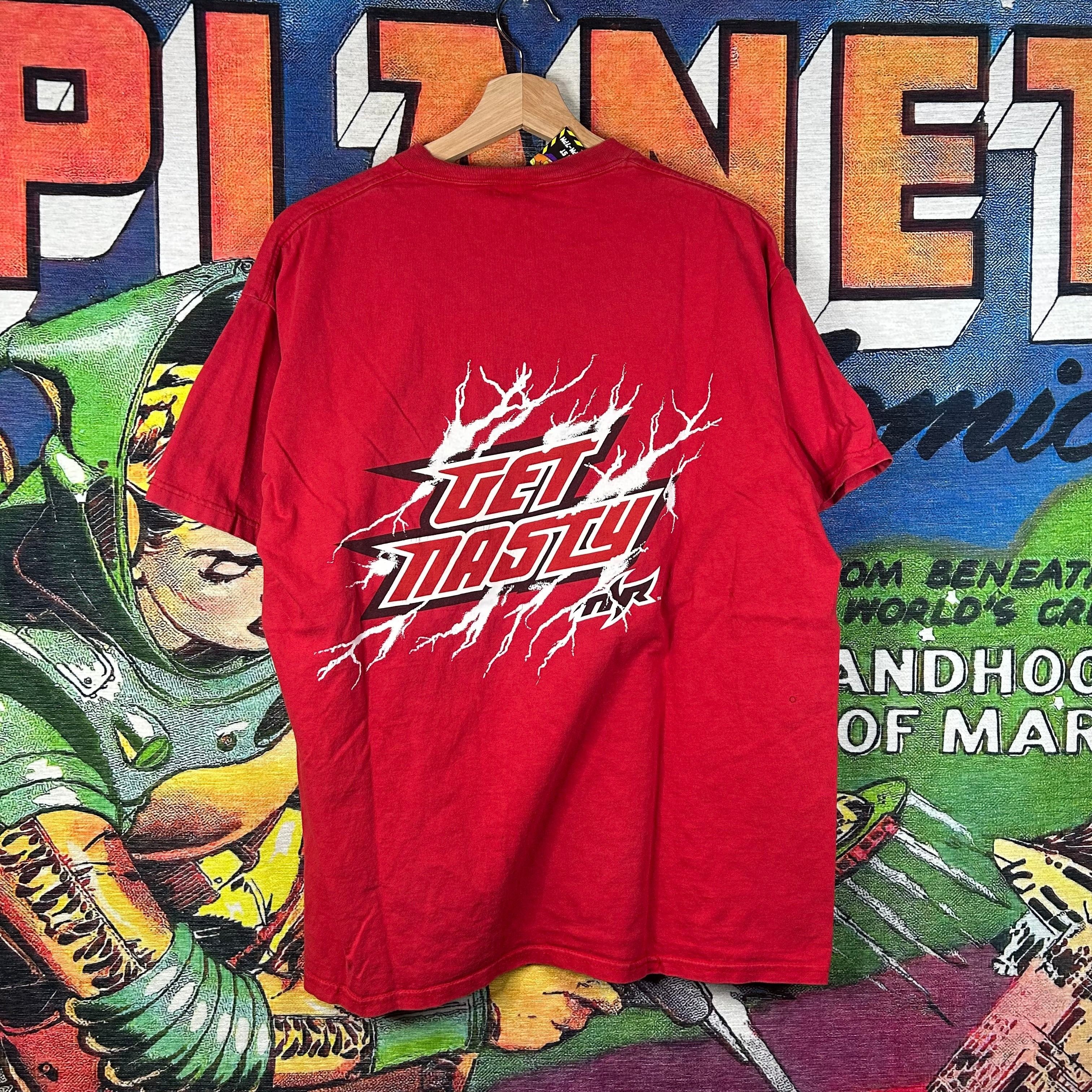 Vintage Y2K Get Nasty Mtn Dew Tee Size Large Size US L / EU 52-54 / 3 - 2 Thumbnail